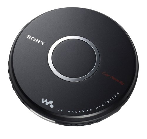 Sony DEJ017CK Walkman Portable CD Player with Car Kit - Perfect for Road Trips & Commuting | Shockproof Design for On-the-Go Music