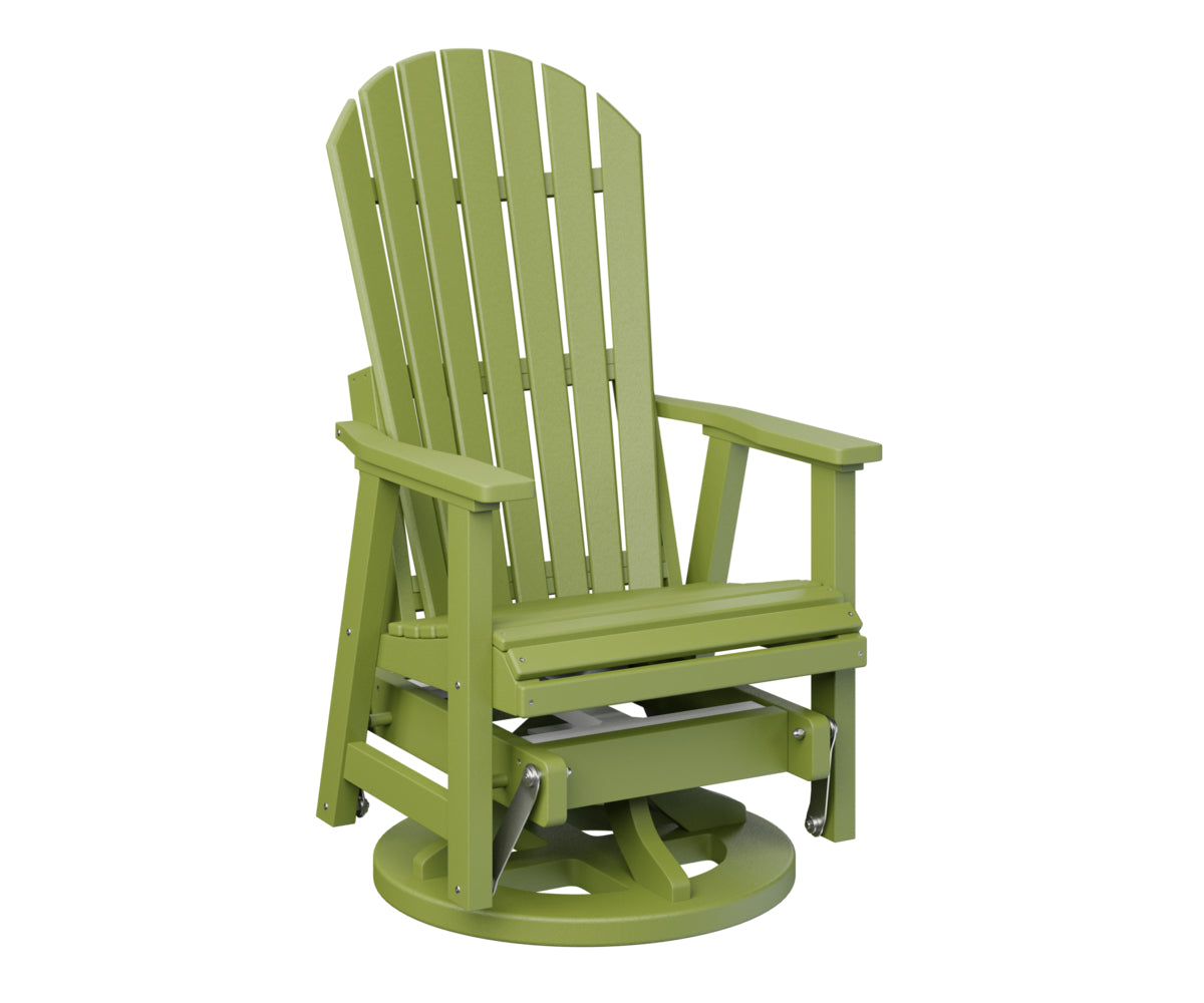 Berlin Gardens Comfo Back Swivel Glider - Outdoor Patio Rocking Chair with Smooth 360° Rotation, Weather-Resistant for Garden, Deck, Porch & Poolside Relaxation