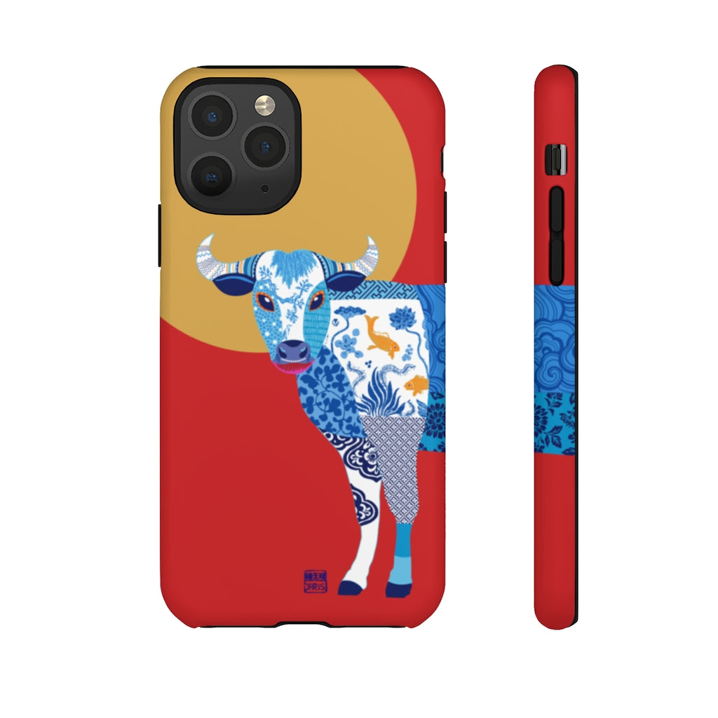 OX Chinese Zodiac Phone Case - Durable & Stylish Cover for iPhone & Samsung - Perfect for Lunar New Year & Zodiac Enthusiasts