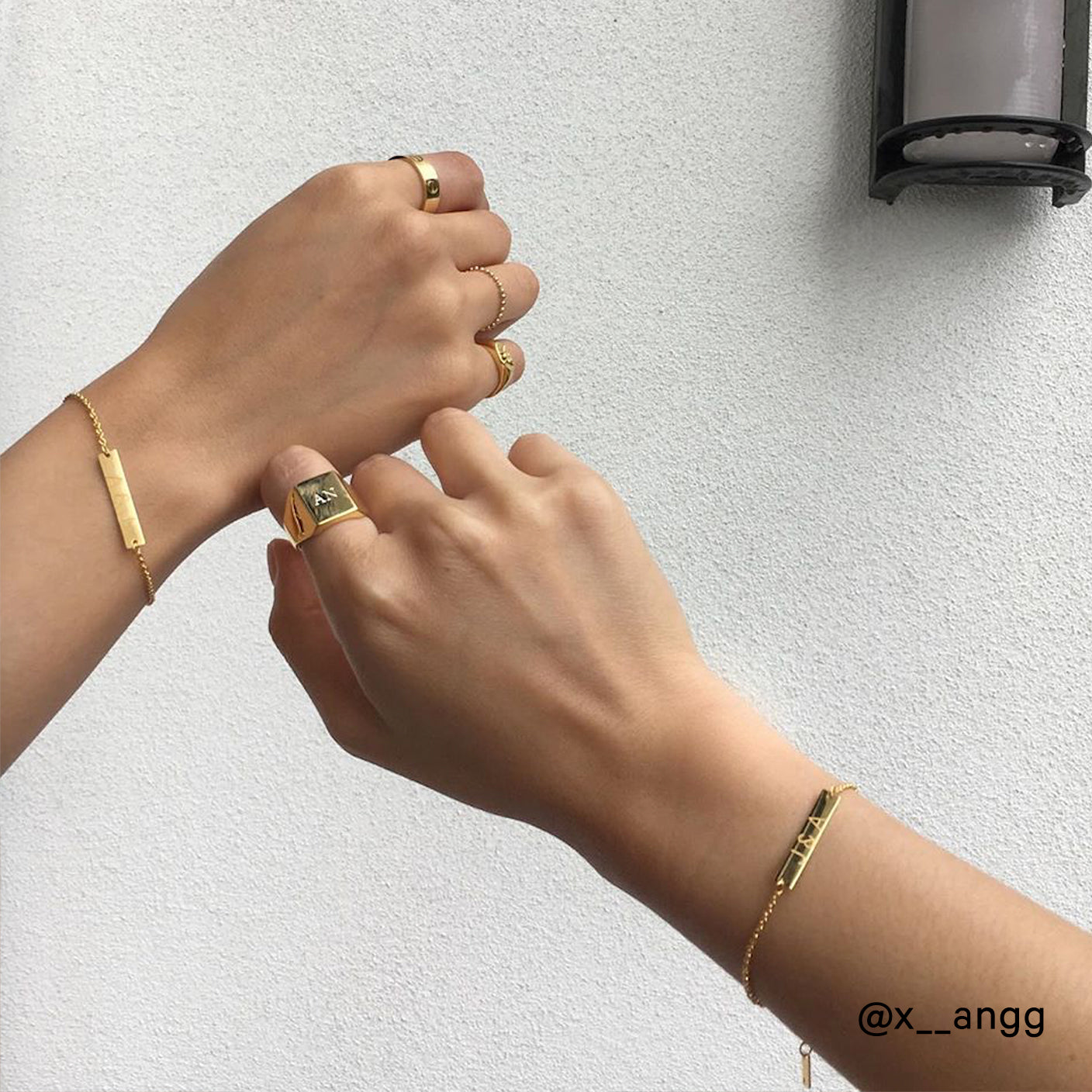 Personalized Bar Ring for Women - Custom Engraved Name & Date - Minimalist Dainty Jewelry Gift for Her - Perfect for Anniversaries, Birthdays & Special Occasions