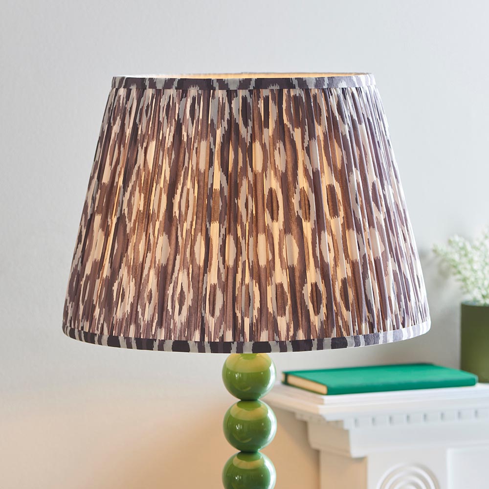 Auralis Ikat Floor Lamp with E27 Socket - Modern Handwoven Design for Living Room, Bedroom & Office Lighting