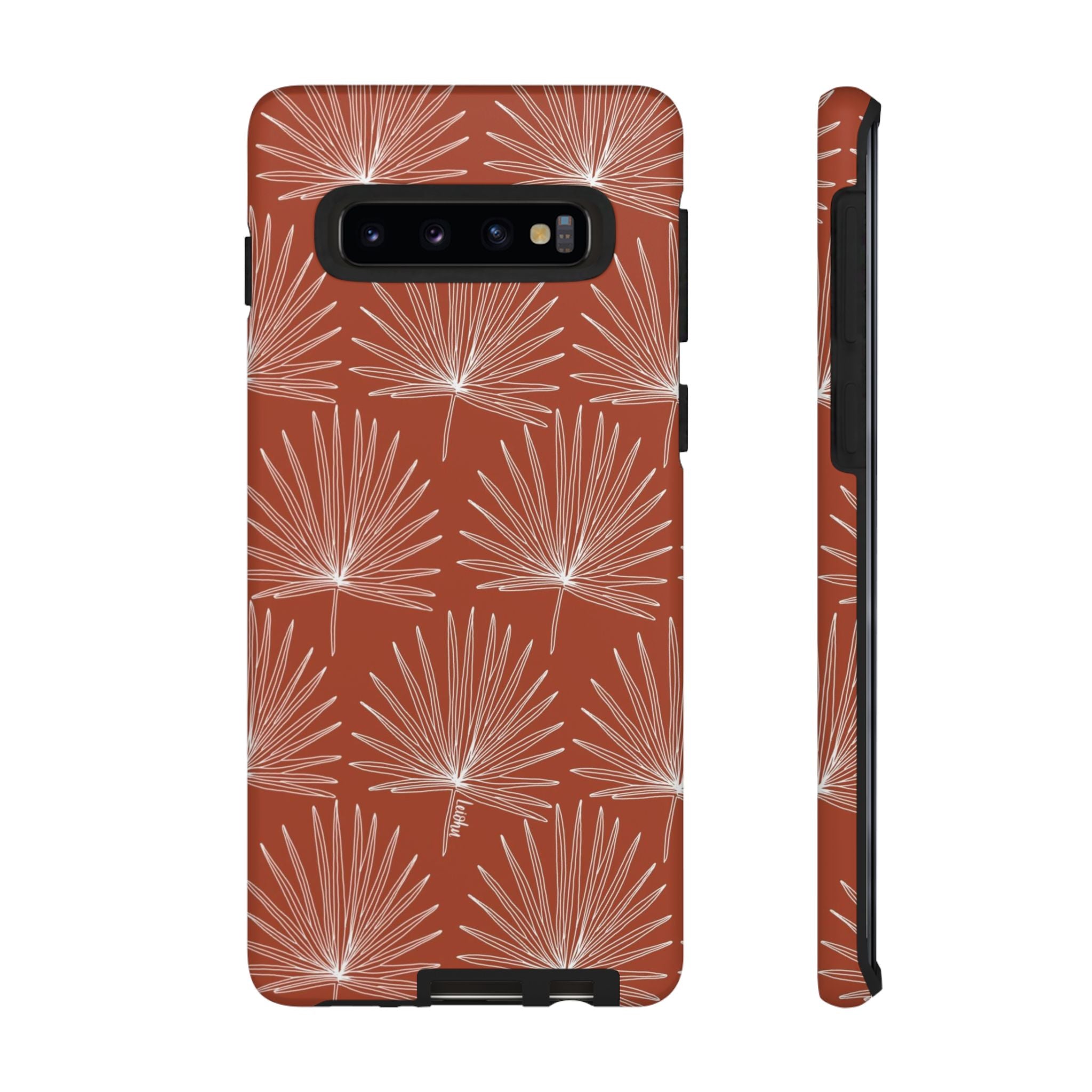 Samsung Galaxy Phone Case with Fan Palm Design - Durable Protective Cover for Everyday Use, Travel & Outdoor Activities