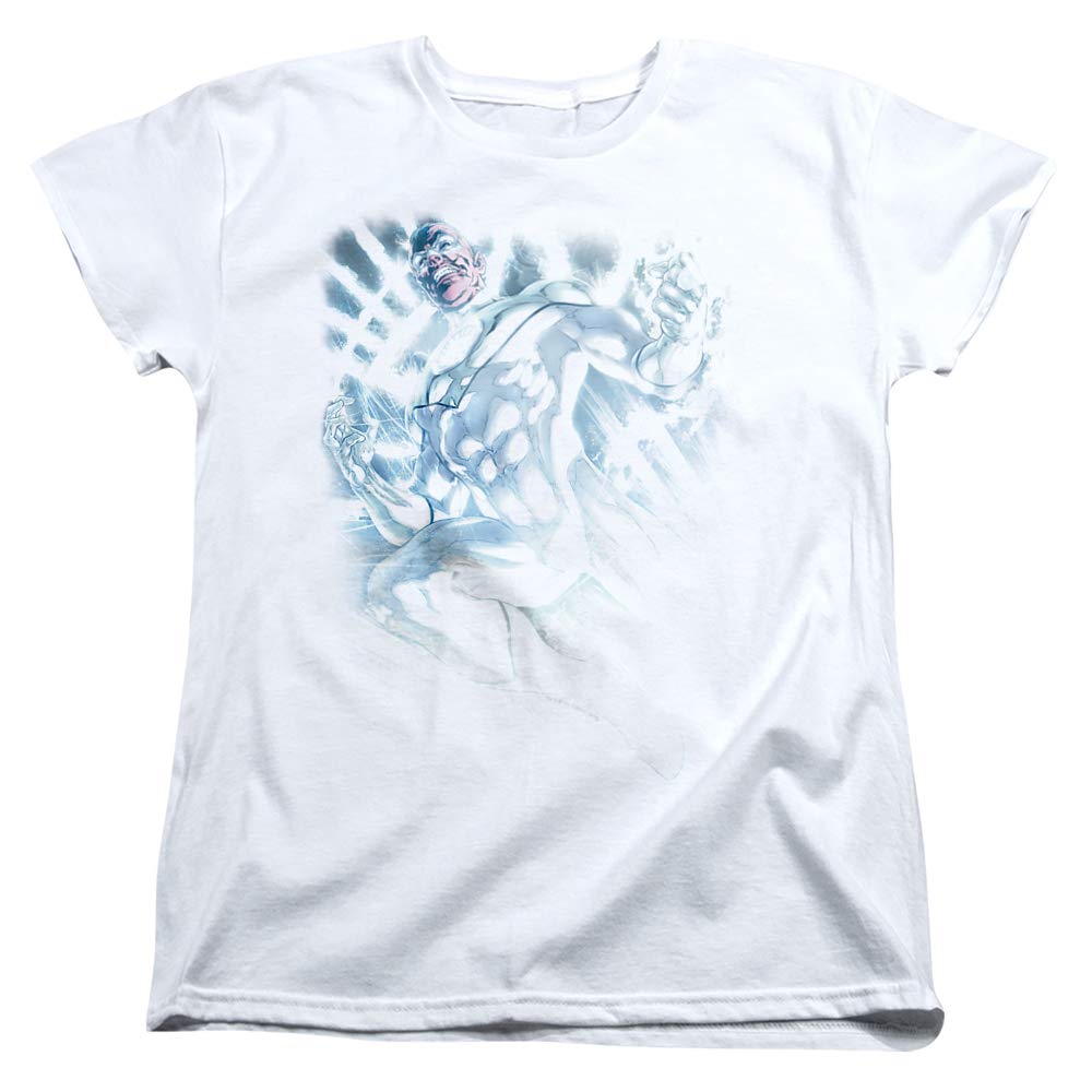 Green Lantern White Lantern Sinestro Women's Graphic T-Shirt | DC Comics Superhero Tee | Casual Wear & Cosplay