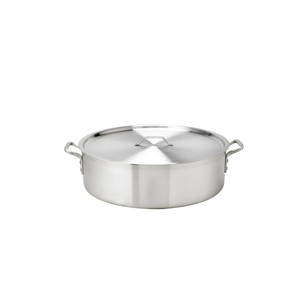Thermalloy 18 Quart Cast Iron Dutch Oven with Lid - Perfect for Braising, Stewing & Slow Cooking Soups, Stews & Bread Baking