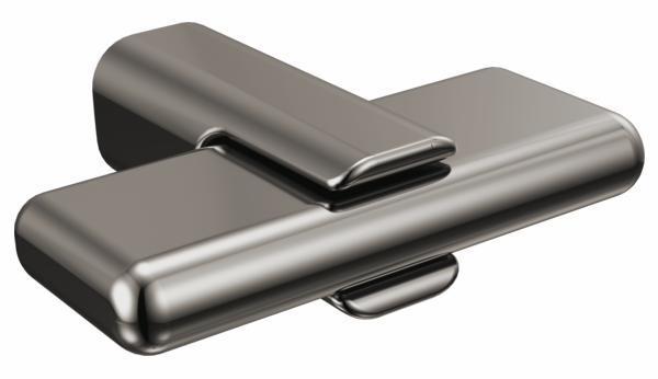 Brizo Allaria Drawer Knob - Brilliance Black Onyx 699267 BNX - Modern Cabinet Hardware for Kitchen & Bathroom Upgrade