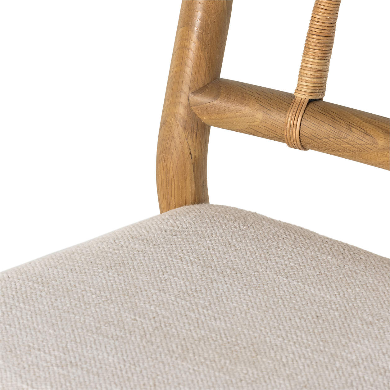 Feller Oak Wood Counter Stool 509746 - Rustic Bar Stool for Kitchen Island, Breakfast Nook & Home Decor - Solid Wood Construction with Comfortable Seat