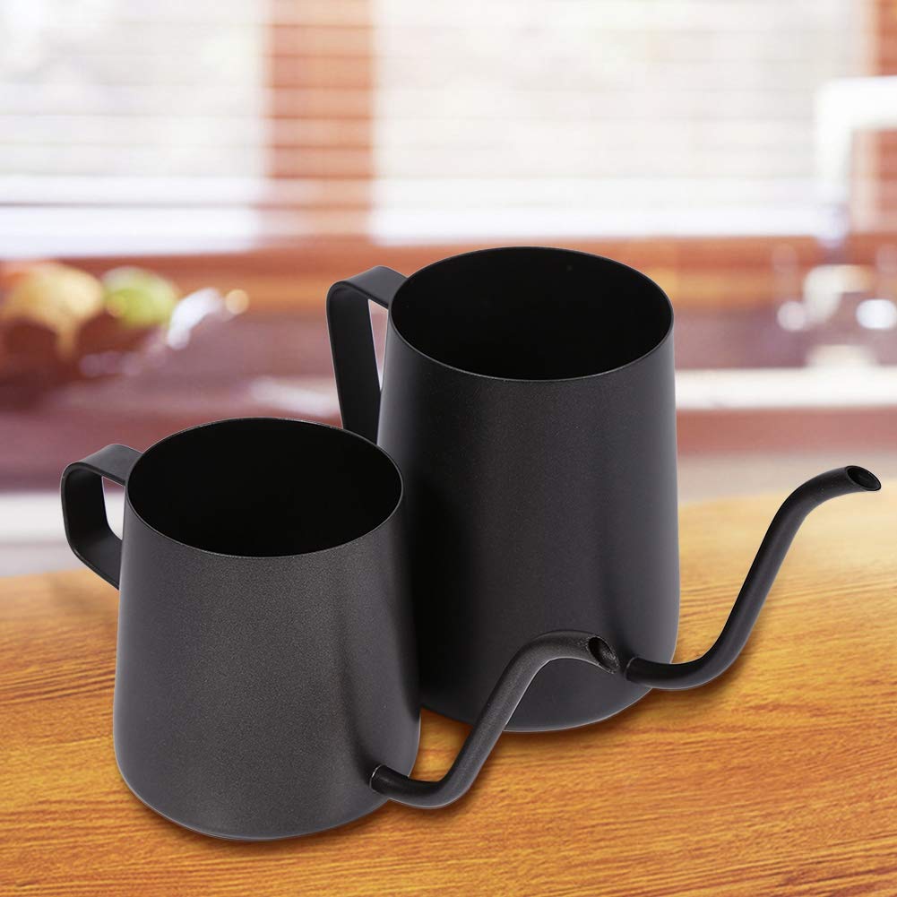 Premium 250ml/350ml Stainless Steel Gooseneck Coffee Kettle for Pour Over, Drip Coffee & Tea Brewing - Precision Spout for Perfect Extraction - Ideal for Home Baristas & Specialty Coffee Lovers