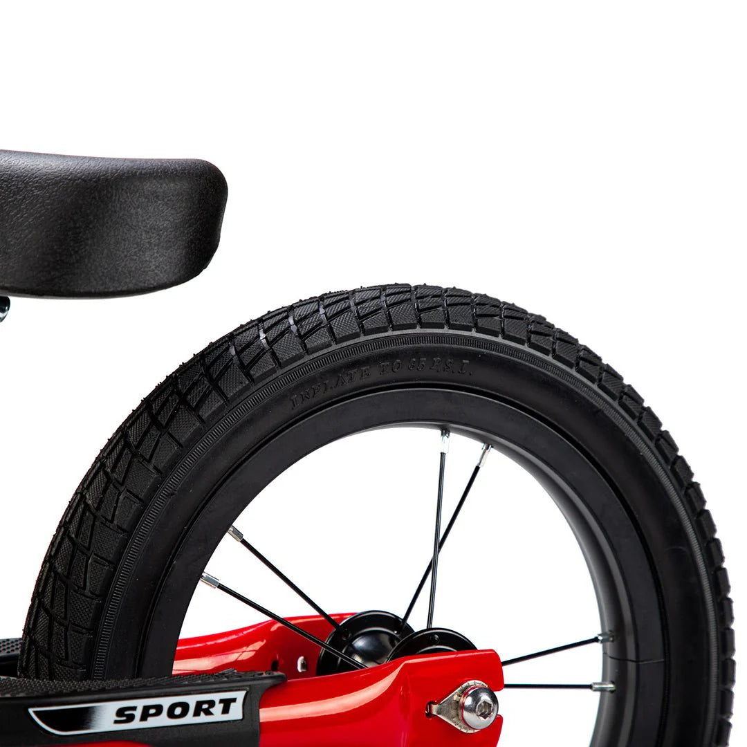 Strider 12 High Traction Wheel & Tire Set for Kids Balance Bikes - Durable Replacement Wheels for Outdoor Play, Park Rides & Learning to Ride