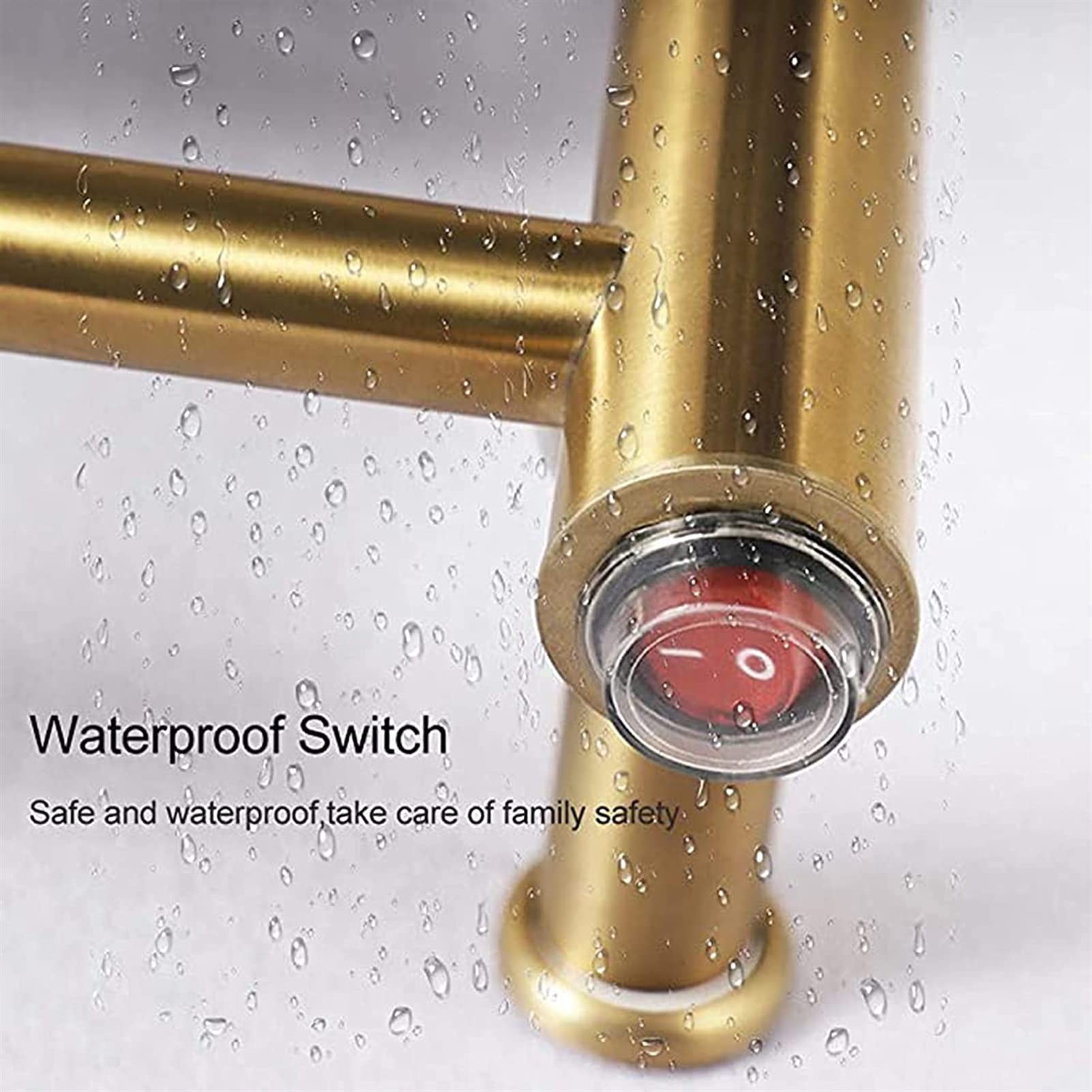 Stainless Steel Heated Towel Rack - 14 Bar Gold Electric Towel Warmer for Bathroom, Wall Mounted with Hardwired & Plug-in Options - Perfect for Spa, Luxury Hotels & Cozy Home Bathrooms