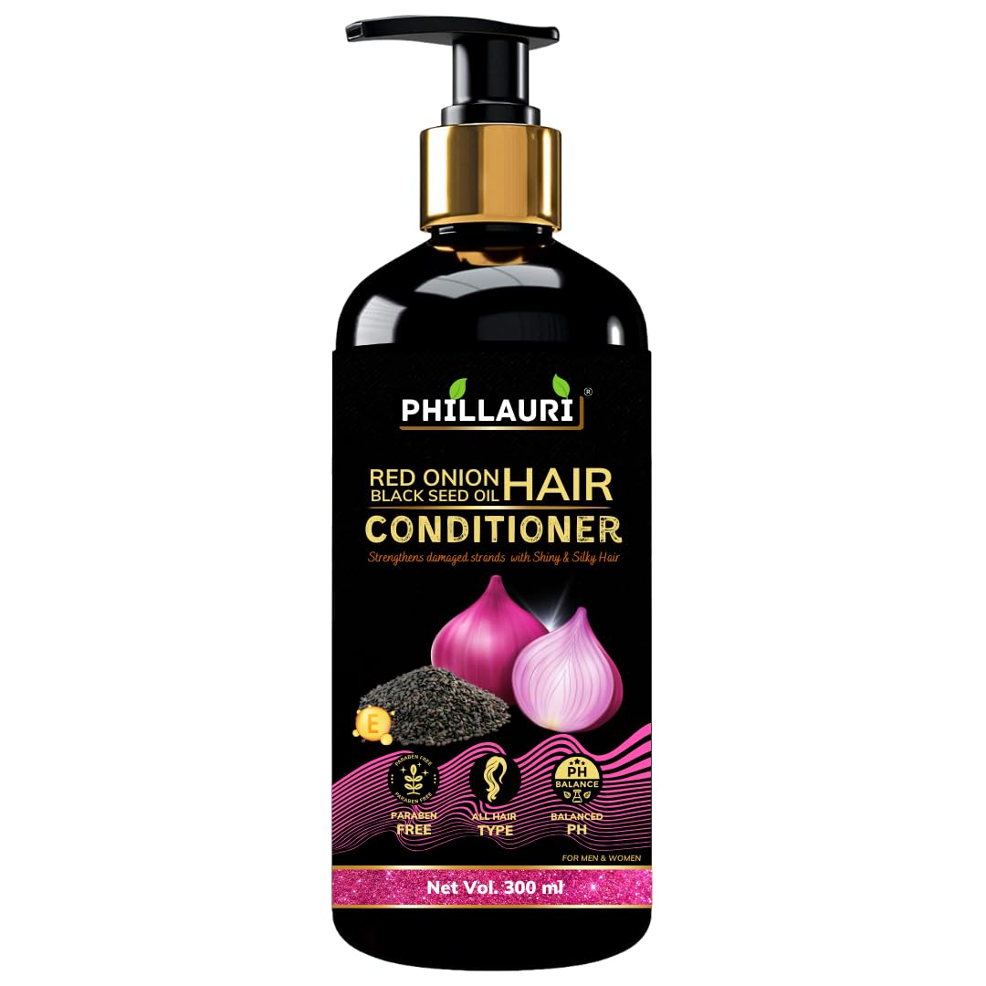 Phillauri Strengthening & Shining Hair Conditioner for Women & Men - 300ml | Ayurvedic Formula for Healthy Hair Growth | Perfect for Daily Use & Damaged Hair Repair