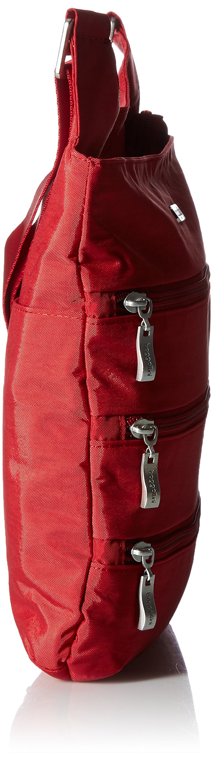 Baggallini Big Zipper Travel Crossbody Bag for Women - Lightweight Anti-Theft Purse with Multiple Pockets for Travel, Commuting & Everyday Use