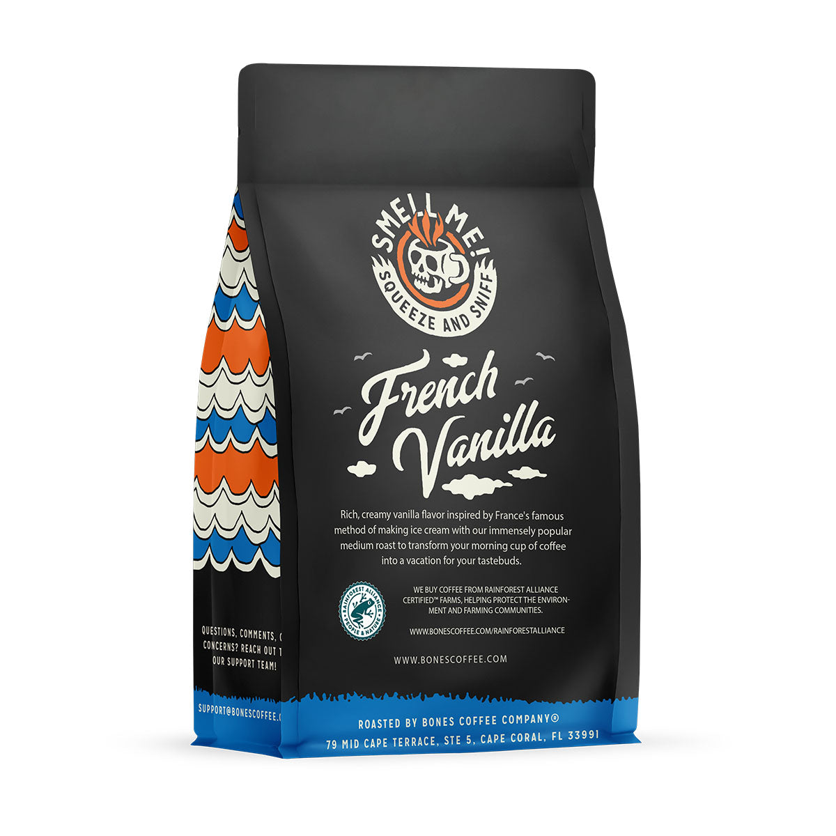 Premium French Vanilla Coffee Beans - 12oz Bag | Rich & Aromatic Blend for Espresso, Drip & French Press Brewing | Perfect for Home, Office & Gifting