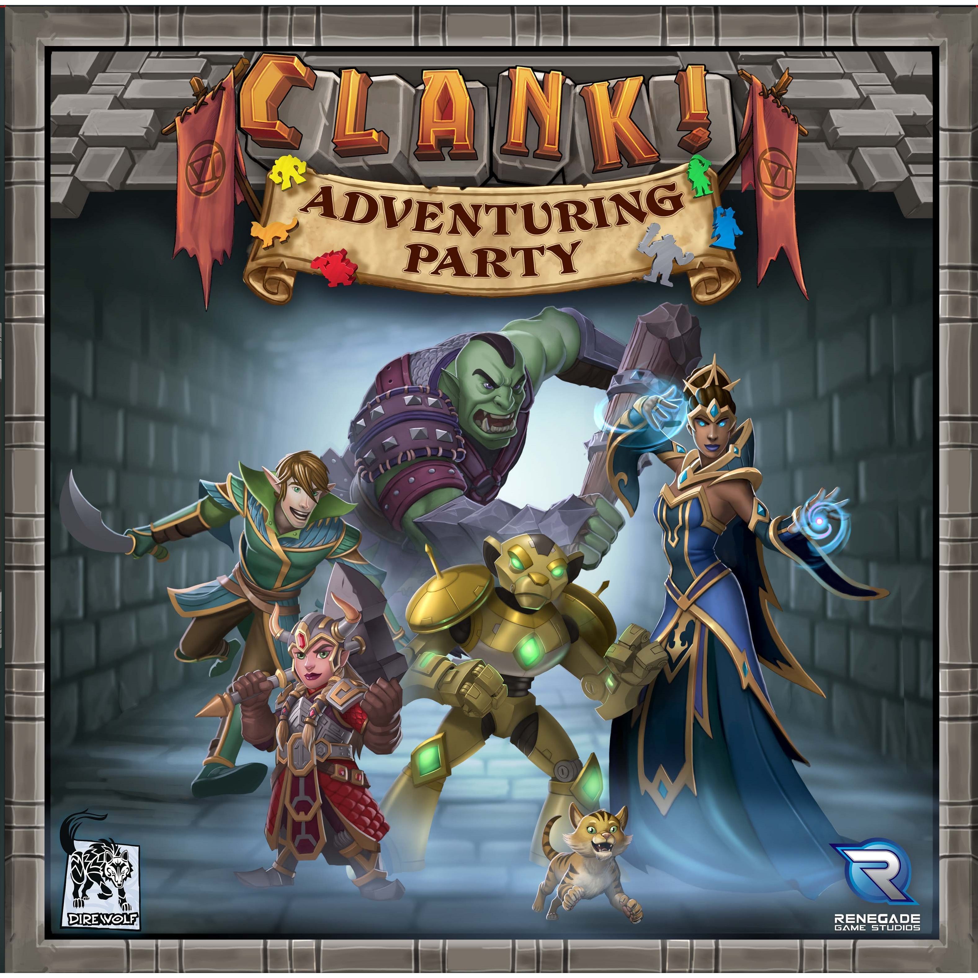 Clank! Adventuring Party - Award-Winning Deck-Building Board Game for 2-4 Players | Family & Friends Strategy Game Night | Perfect for Game Nights, Parties & Family Gatherings