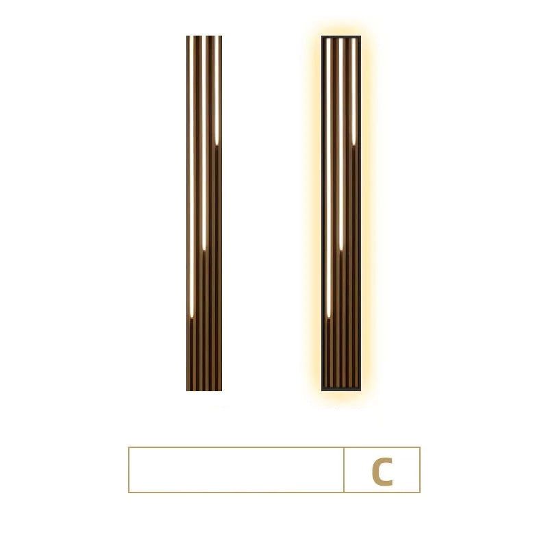 Modern LED Panel Wall Lamp - Abstract Porch Art Light Fixture for Outdoor & Indoor Decor | Perfect for Patio, Garden, Entryway, and Living Room Lighting