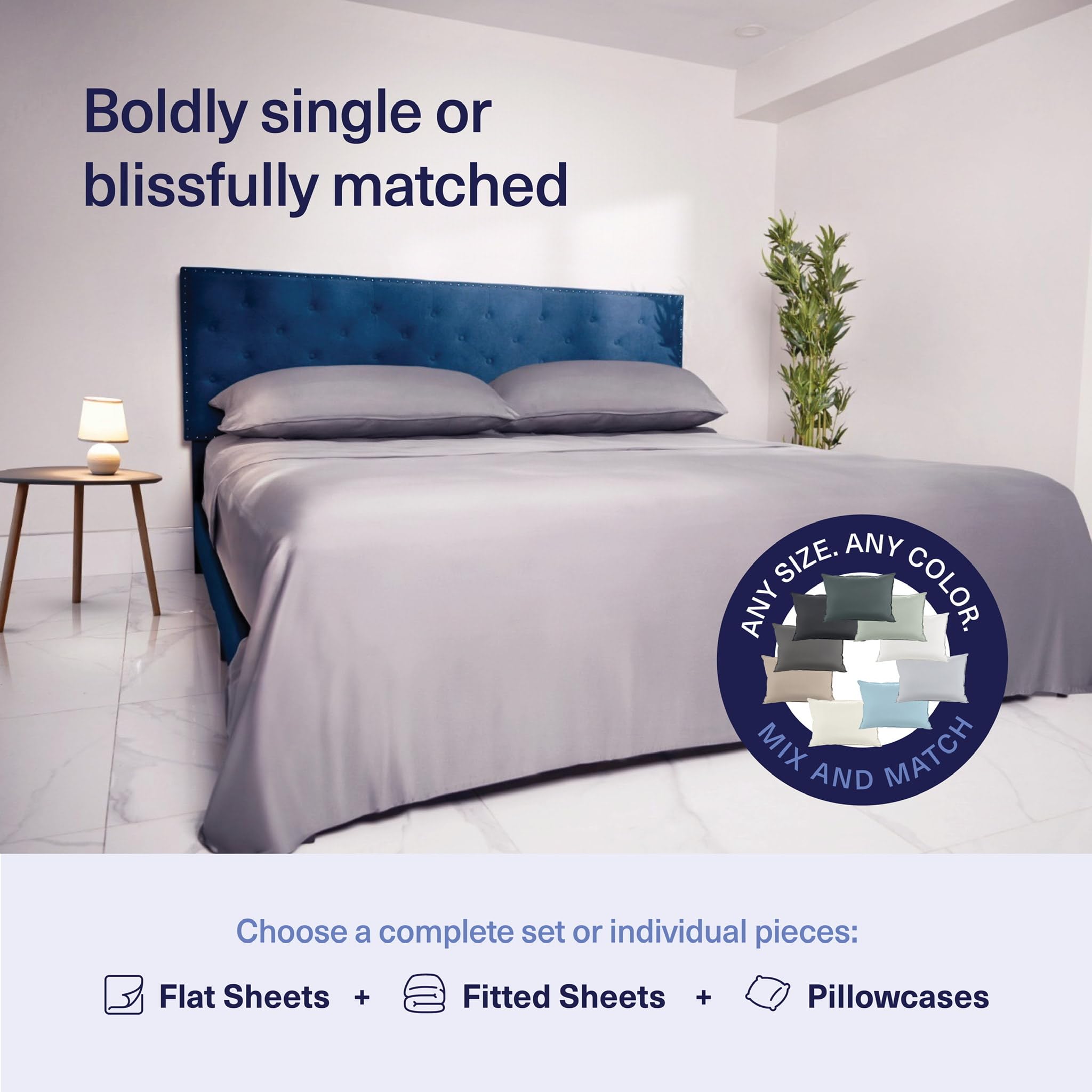 King Size 100% Organic Viscose Bamboo Flat Sheet - Cooling Bed Sheets for Hot Sleepers, Extra Wide & Breathable - Perfect for Summer Nights & Hot Sleepers (Iced Latte)