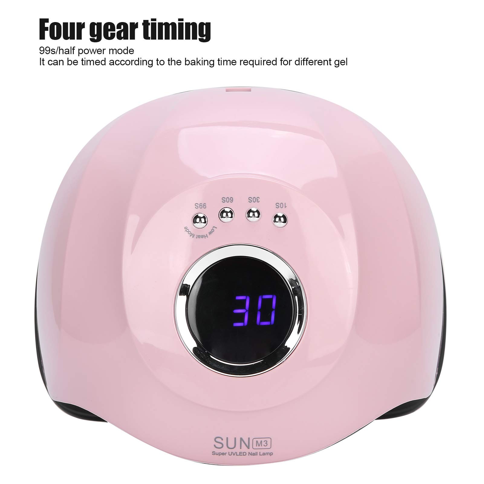UBERSWEET® 180W Professional LED Gel Nail Lamp with 4 Timer Settings - Fast Curing for Home & Salon Use | Perfect for Gel Polish, Acrylic Nails & Nail Art Drying