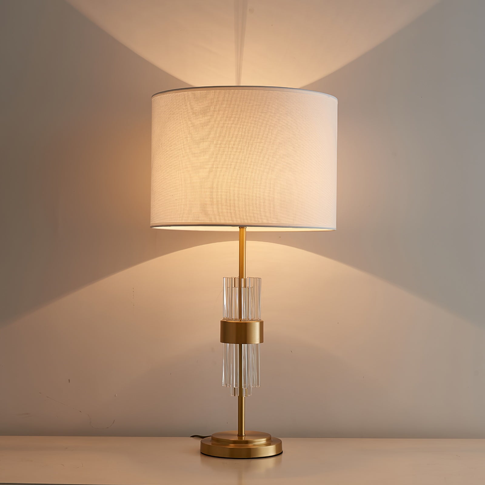 Sabina Table Lamp - Modern LED Nightstand Light with USB Port, Touch Control & Adjustable Brightness for Bedroom, Living Room & Office