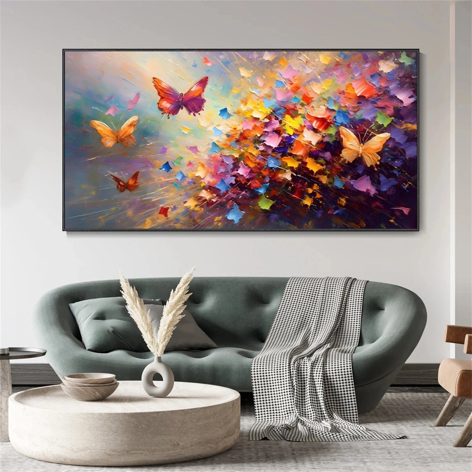 Animal Art Painting #AP098 - Handmade Canvas Wall Decor for Living Room, Bedroom & Office | Wildlife & Nature Inspired Artwork