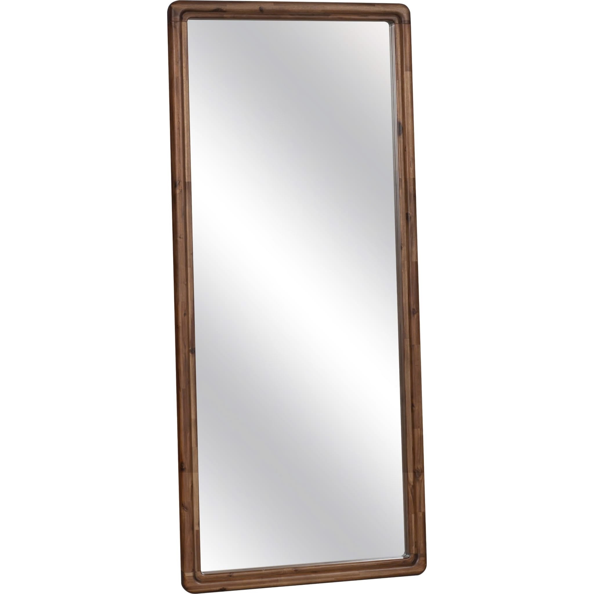 Boka Beveled Glass Floor Mirror in Impala - Full-Length Standing Mirror with Beveled Edges for Bedroom, Living Room, or Entryway Decor