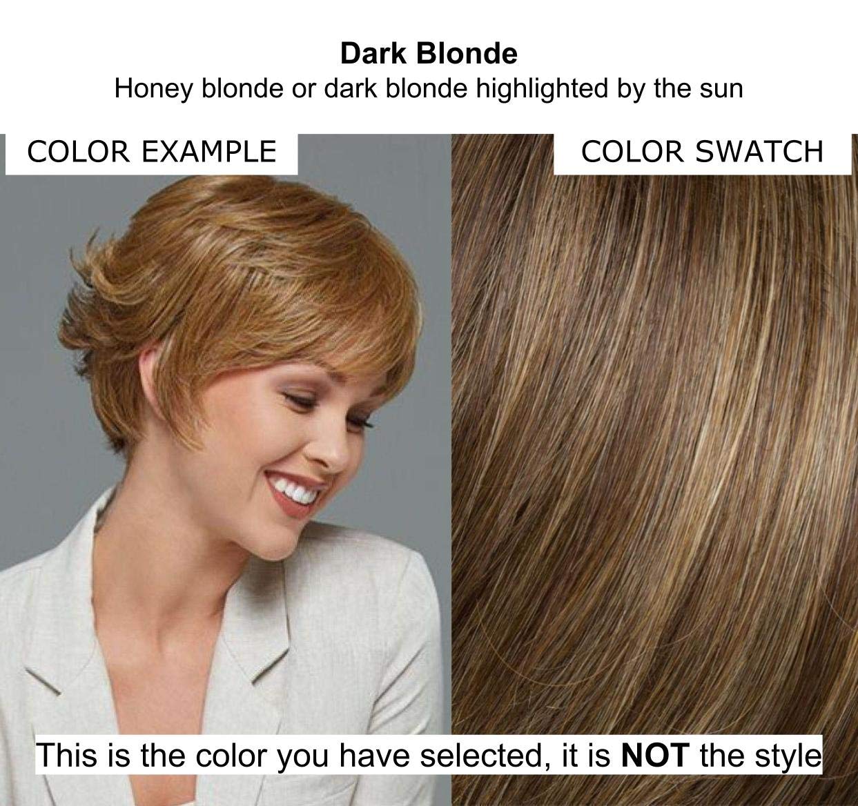 Gabor Prosperity Wig & Christy's Wigs Q&A Booklet Bundle - 2 Piece Dark Blonde Synthetic Hair Set for Women - Perfect for Cosplay, Costume Parties & Everyday Wear