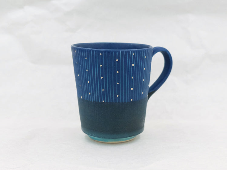 Heki Yu Ceramic Mug by Kōichi Iinuma - Handmade Japanese Stoneware Tea Cup for Matcha, Coffee & Daily Use - Perfect Gift for Tea Lovers & Home Decor