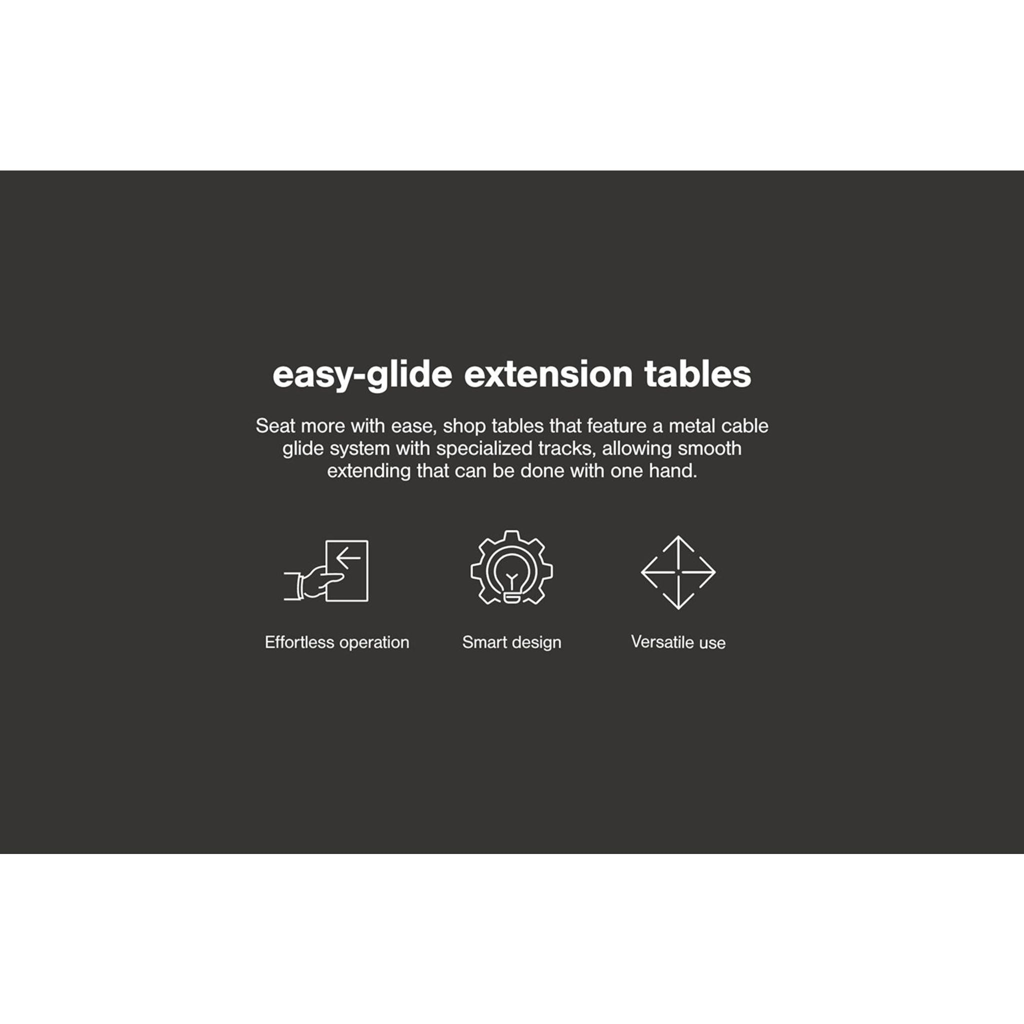 Arlendyne Extendable Dining Table - Antique White Finish (D980D4) | Perfect for Small Spaces, Dinner Parties & Family Gatherings