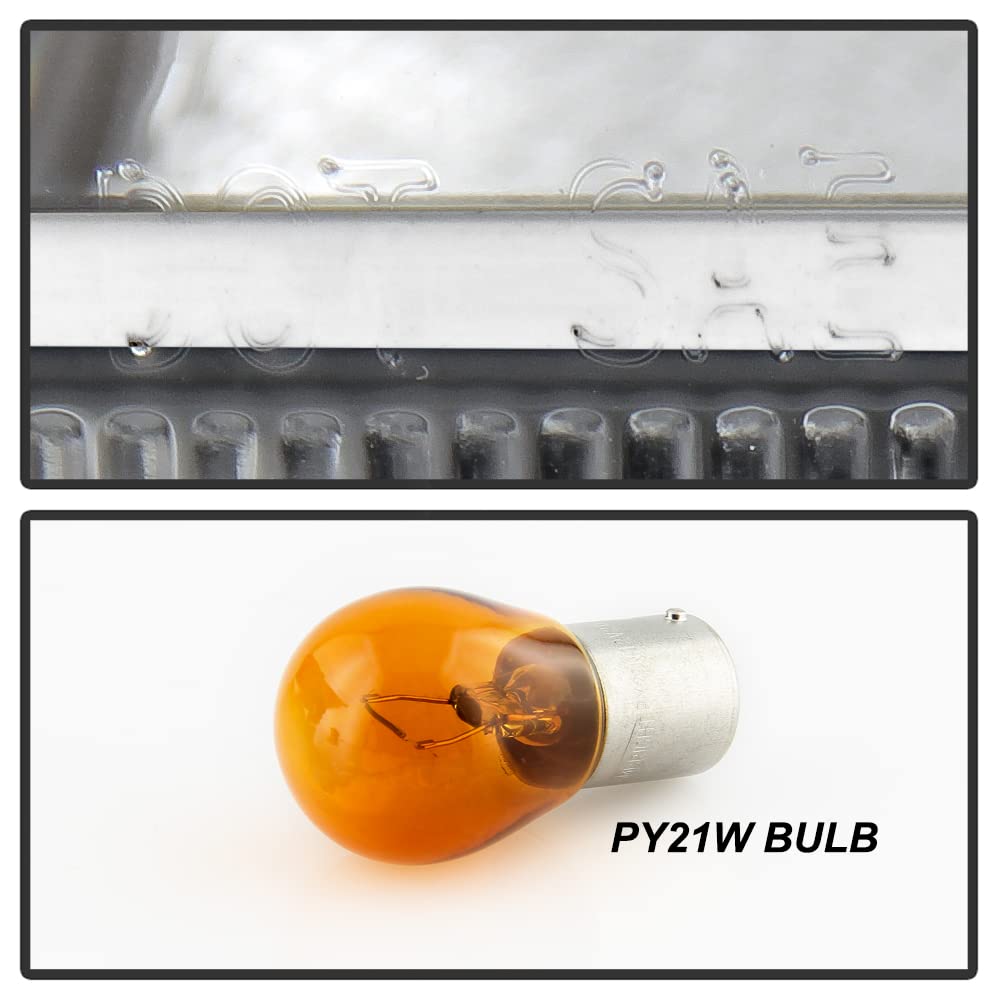2015-2018 Ford Focus LED DRL Headlights Replacement - Chrome Halogen Upgrade for Daytime Running Lights | Perfect for Night Driving & Enhanced Visibility