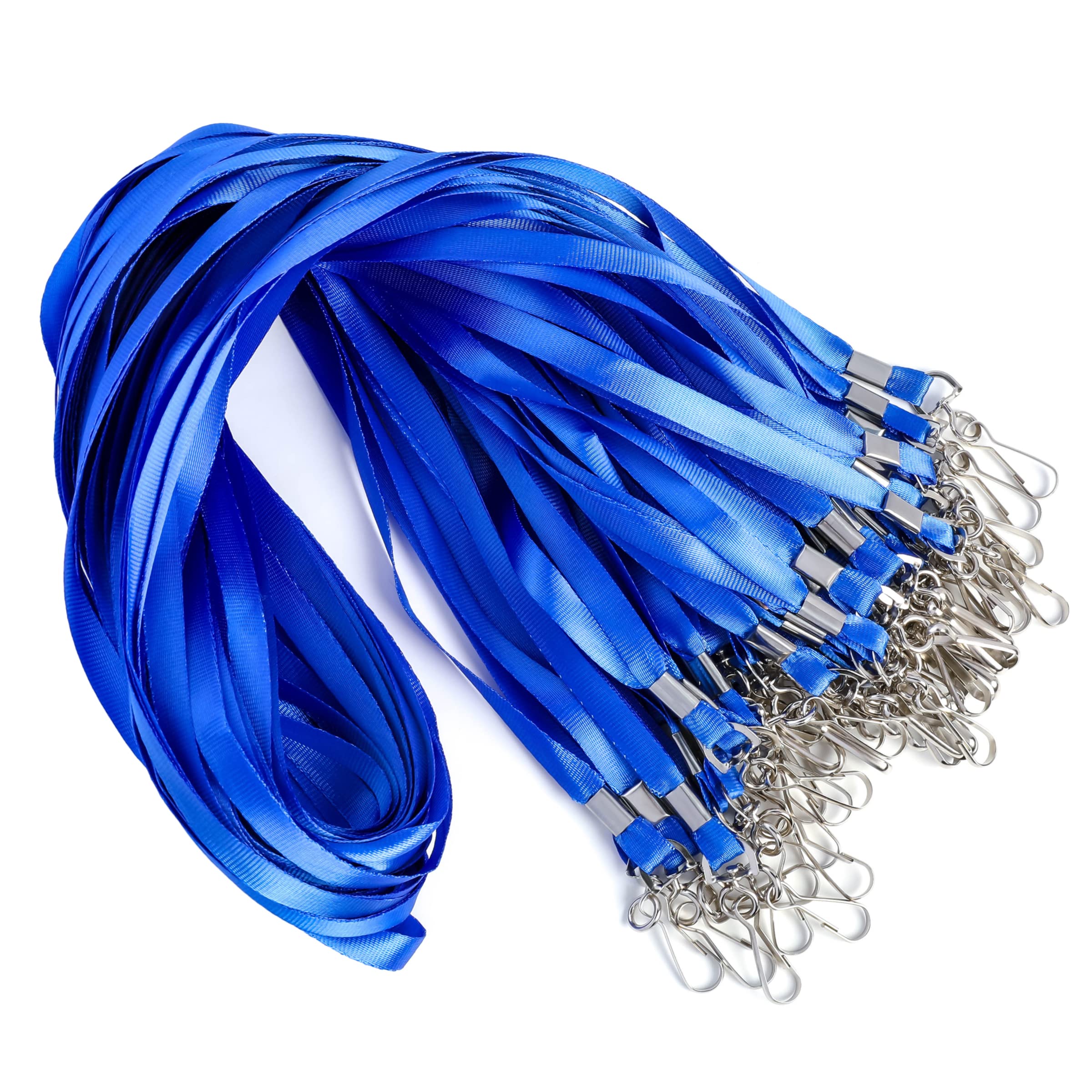 50 Pack ID Badge Lanyards with Swivel Hook - 36
