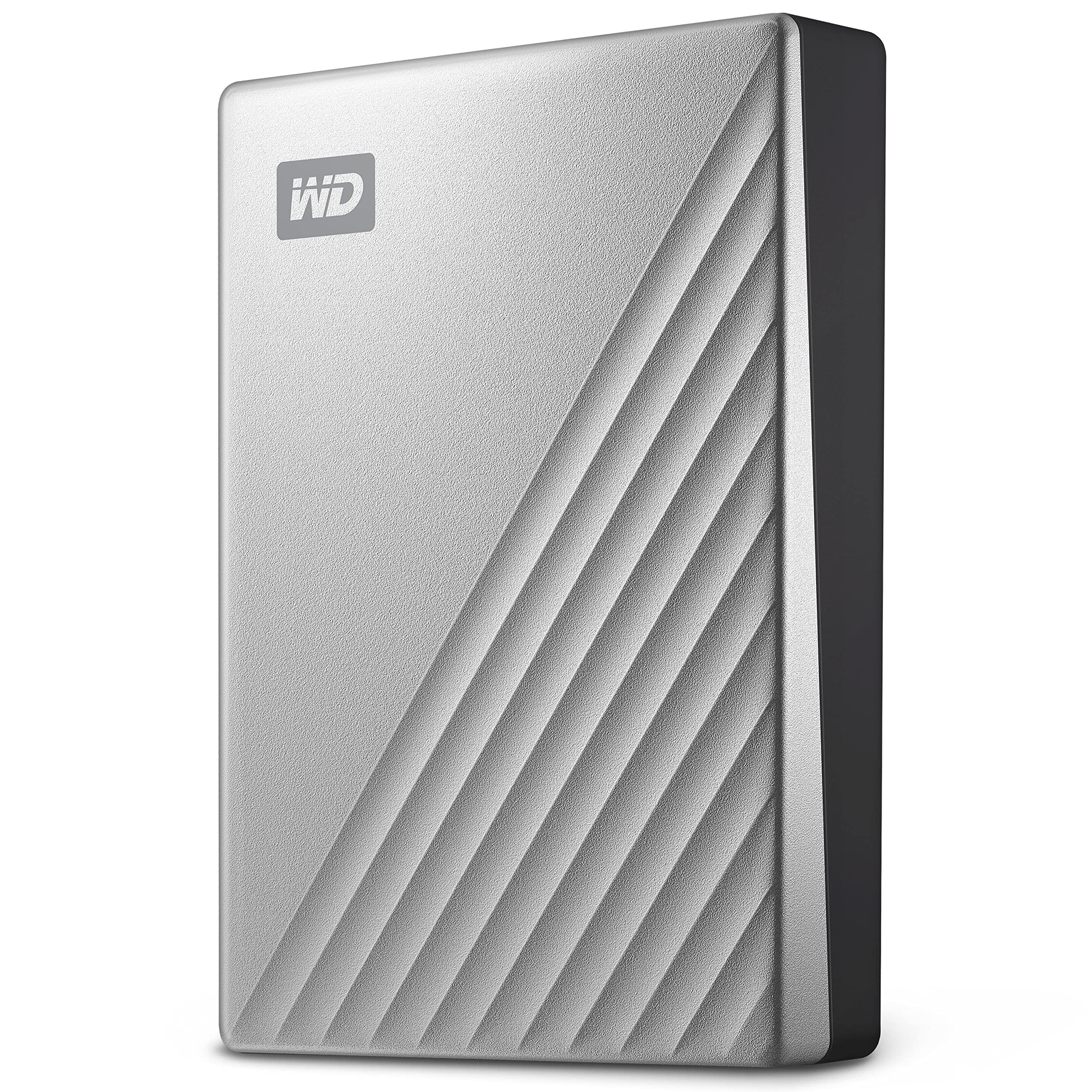 WD 5TB My Passport Ultra Portable External Hard Drive for Mac - Silver | USB-C & USB 3.1 | Ransomware Protection & Password Security | Backup Storage for Photos, Videos, Music & Work Files | MacBook & iMac Compatible