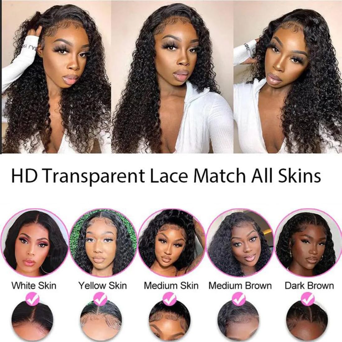 30 Inch 13x6 HD Lace Front Wig - 200% Density Mongolian Kinky Curly Human Hair Wig | Unprocessed Virgin Hair for Black Women | Full & Thick Natural Look | Perfect for Daily Wear, Parties & Special Occasions