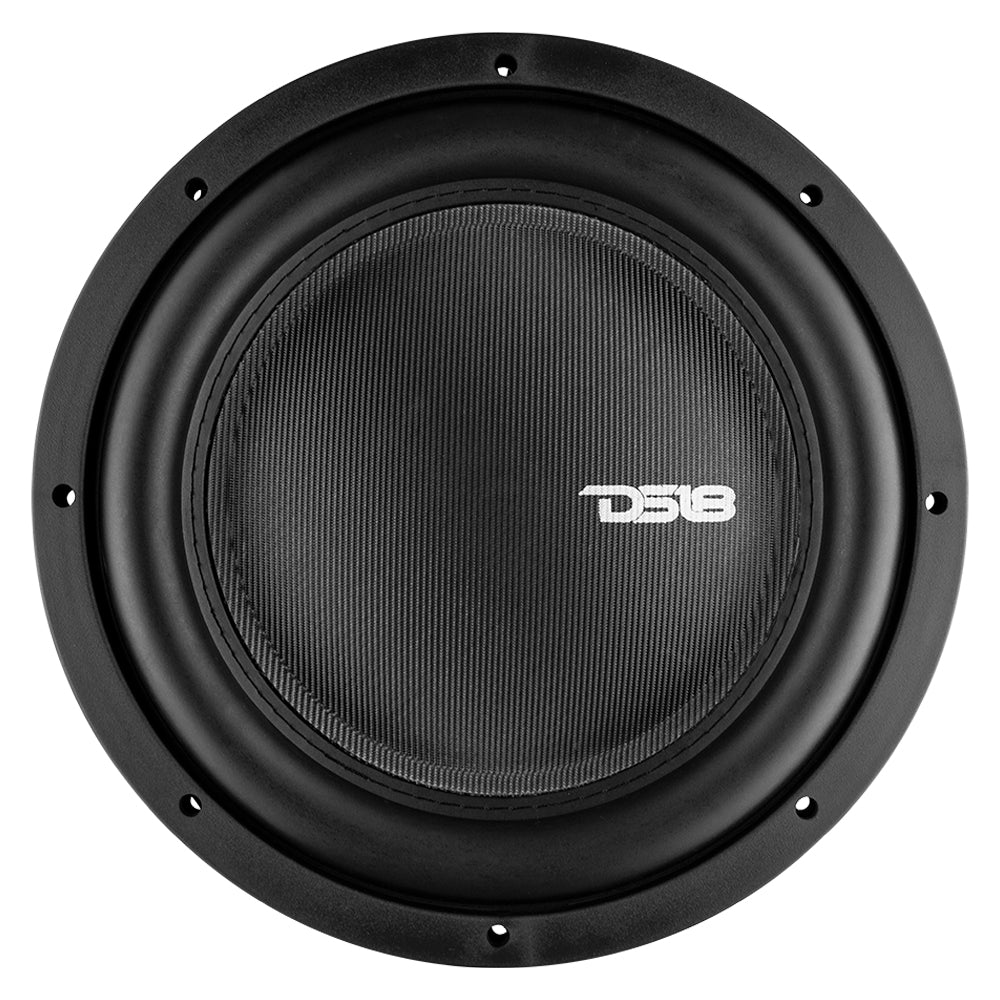 IXS Shallow Mount 12-Inch Fiber Glass Subwoofer 800 Watts RMS DVC 2 Ohm - Premium Car Audio for Trucks & SUVs | Deep Bass for Music & Movies