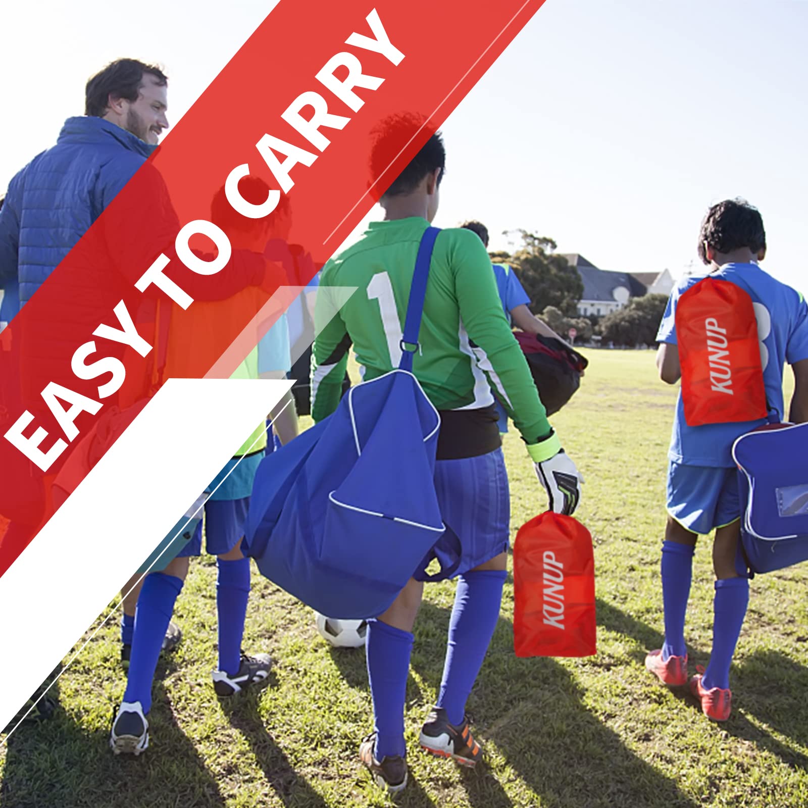 Best Foldable Soccer Goals for Kids & Adults - 5x3, 6x4, 9x5FT Portable Soccer Nets with Carry Bag - Perfect for Backyard Training, Youth Soccer Practice & Outdoor Sports Games