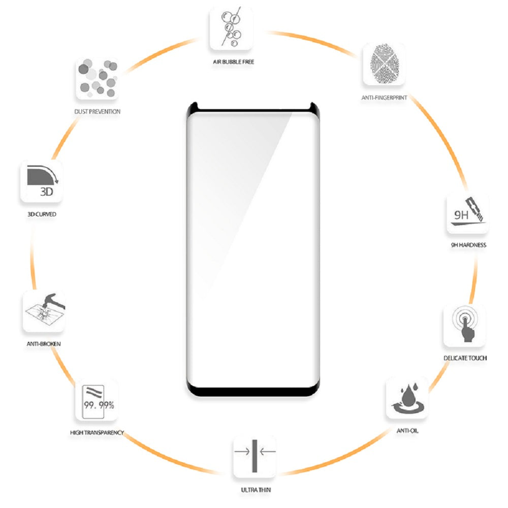 Samsung Galaxy J4 Plus Screen Protector - Full Coverage Tempered Glass Shield for Anti-Scratch & Impact Protection | Perfect for Daily Use, Gaming & Outdoor Activities