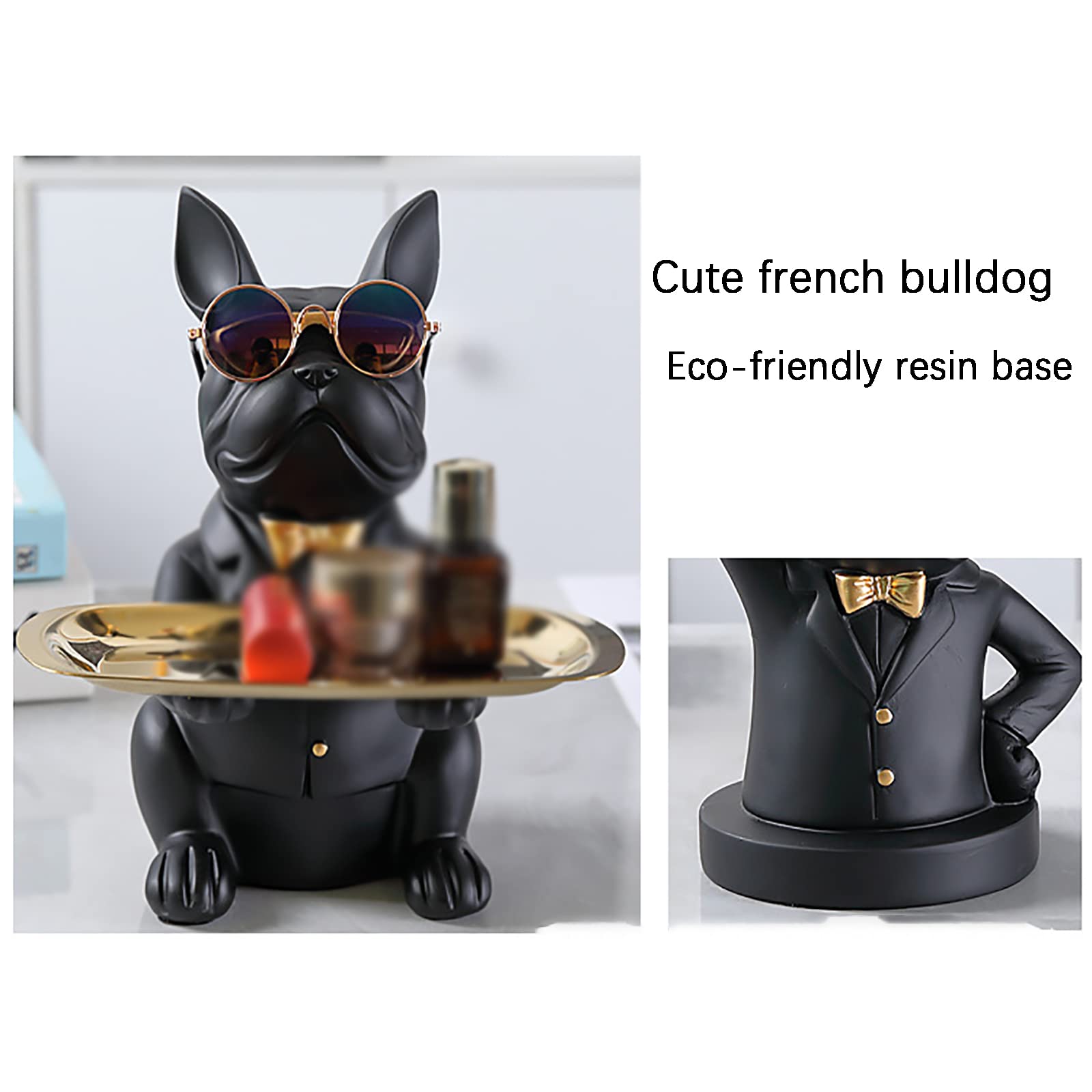 French Bulldog Sculpture Statue - Yoga Brown 3