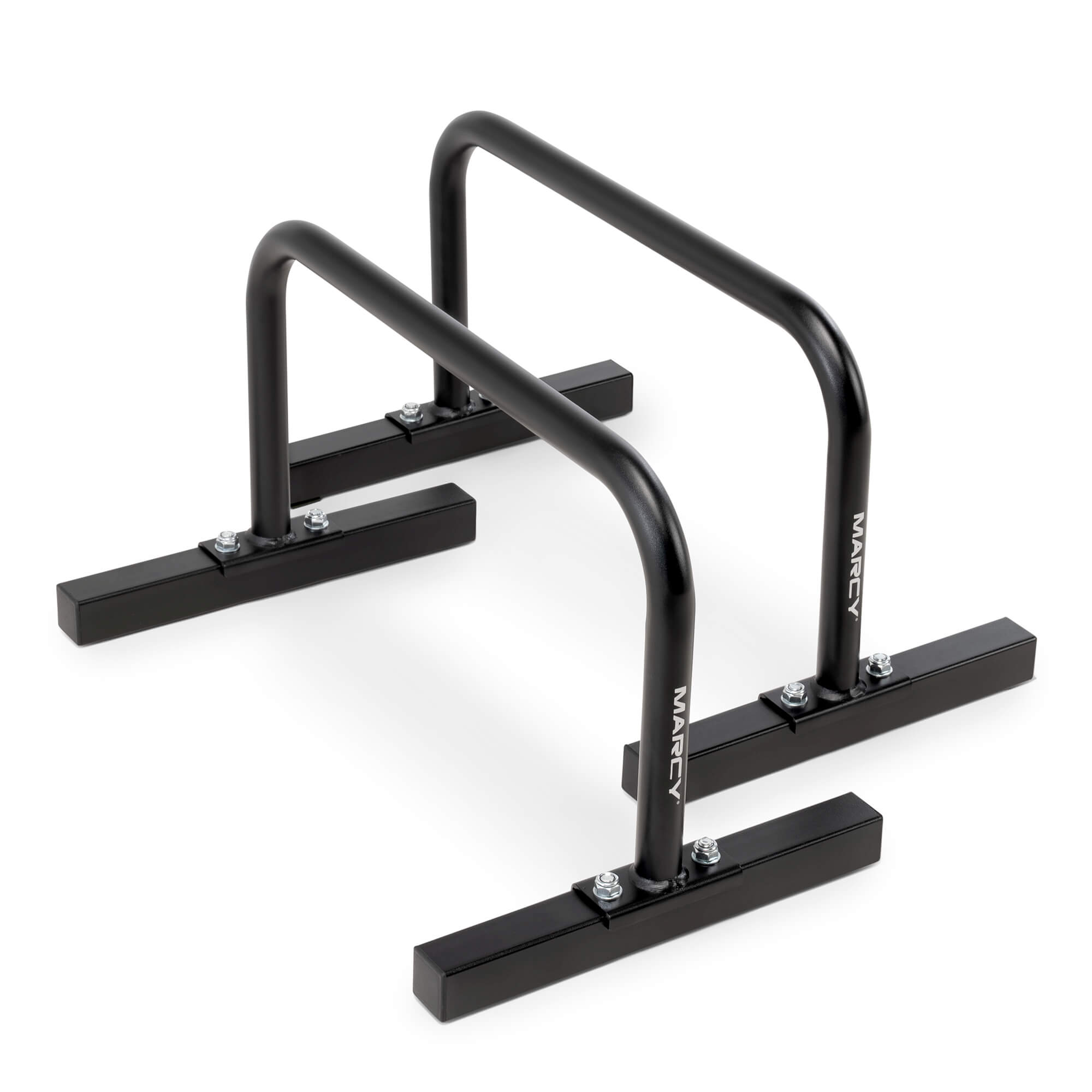 Marcy Parallette Bars for CrossFit & Calisthenics - Adjustable Height ACC 0333 PARA - Perfect for Home Gym, Street Workout & Gymnastics Training