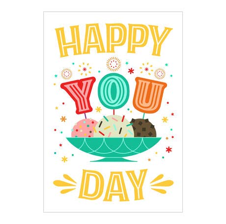 Hallmark Business Birthday Cards Bulk Pack of 100 - Professional Greeting Cards for Customers & Employees (You Day Ice Cream Design) - Perfect for Office Celebrations, Client Appreciation & Employee Recognition