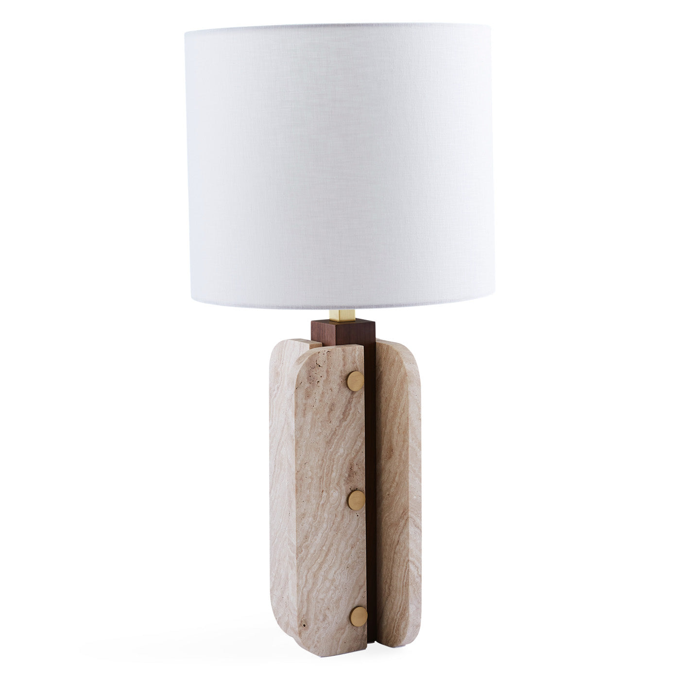 Topanga Column Table Lamp - Modern LED Nightstand Light for Bedroom, Living Room & Office - Stylish Home Decor Lighting