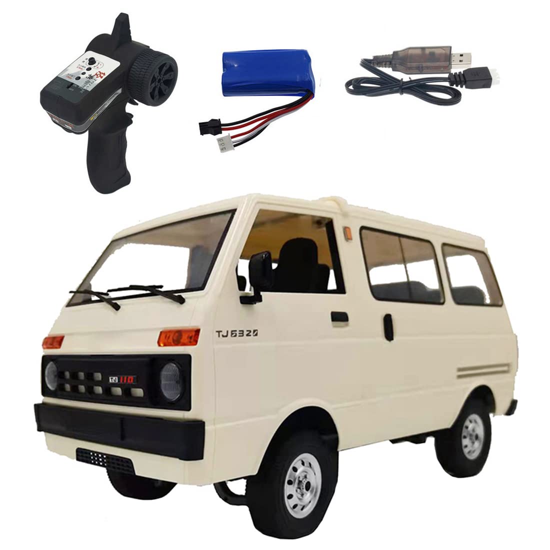 BBDI WPL D42 1/10 Scale 2.4G RC Drift Car - DIY Remote Control Van Toy for Kids & Adults - Perfect for Drifting, Racing, and Collecting (Ideal Gift for Hobbyists)