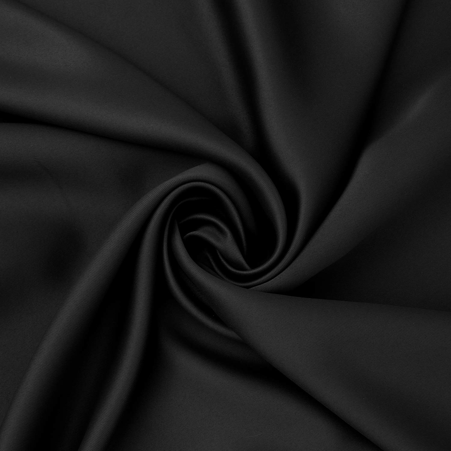 BGment Blackout Curtains 84 Inch Length - Room Darkening Window Curtains for Bedroom, Living Room, Bathroom - 52x84 Inch, 1 Panel, Black - Perfect for Privacy, Light Blocking & Room Dividers