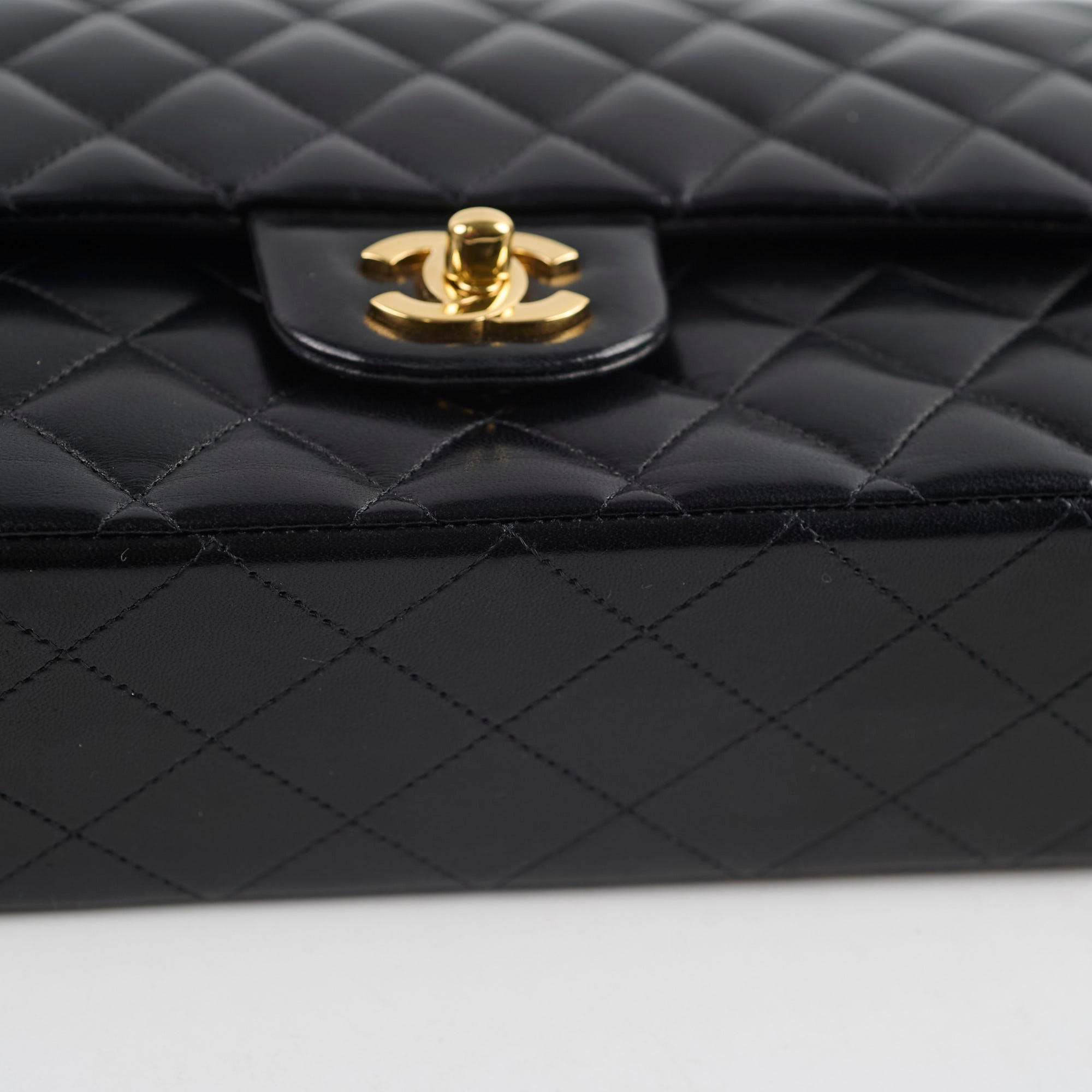 Chanel Medium/Large Double Classic Flap Bag in Black - Luxury Designer Handbag for Women, Perfect for Work, Evening Events & Everyday Use
