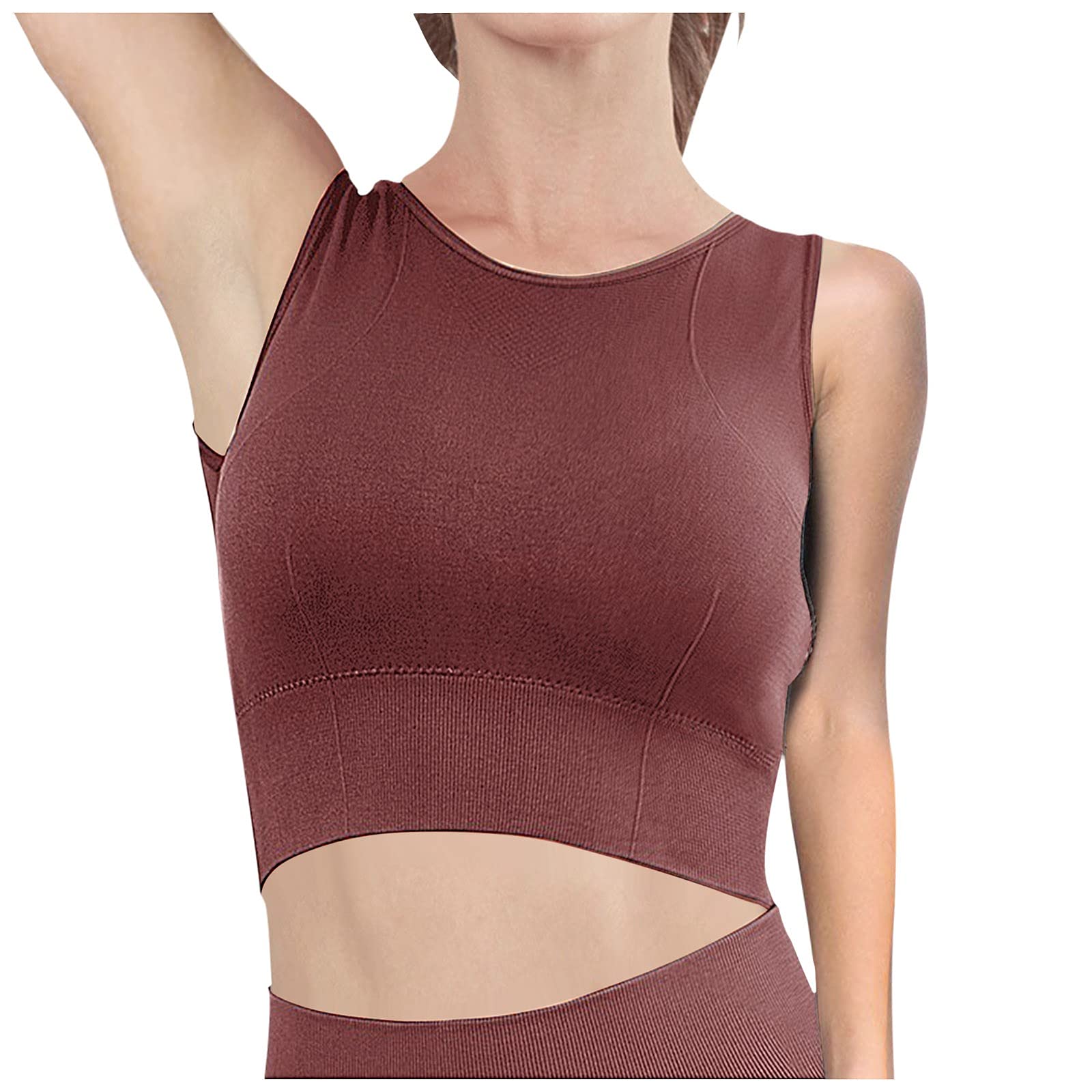 Women's Sports Bras - High Support Yoga Bra Top with Steel Back for Running, CrossFit & Outdoor Workouts - Perfect for Gym, Fitness & Active Lifestyle