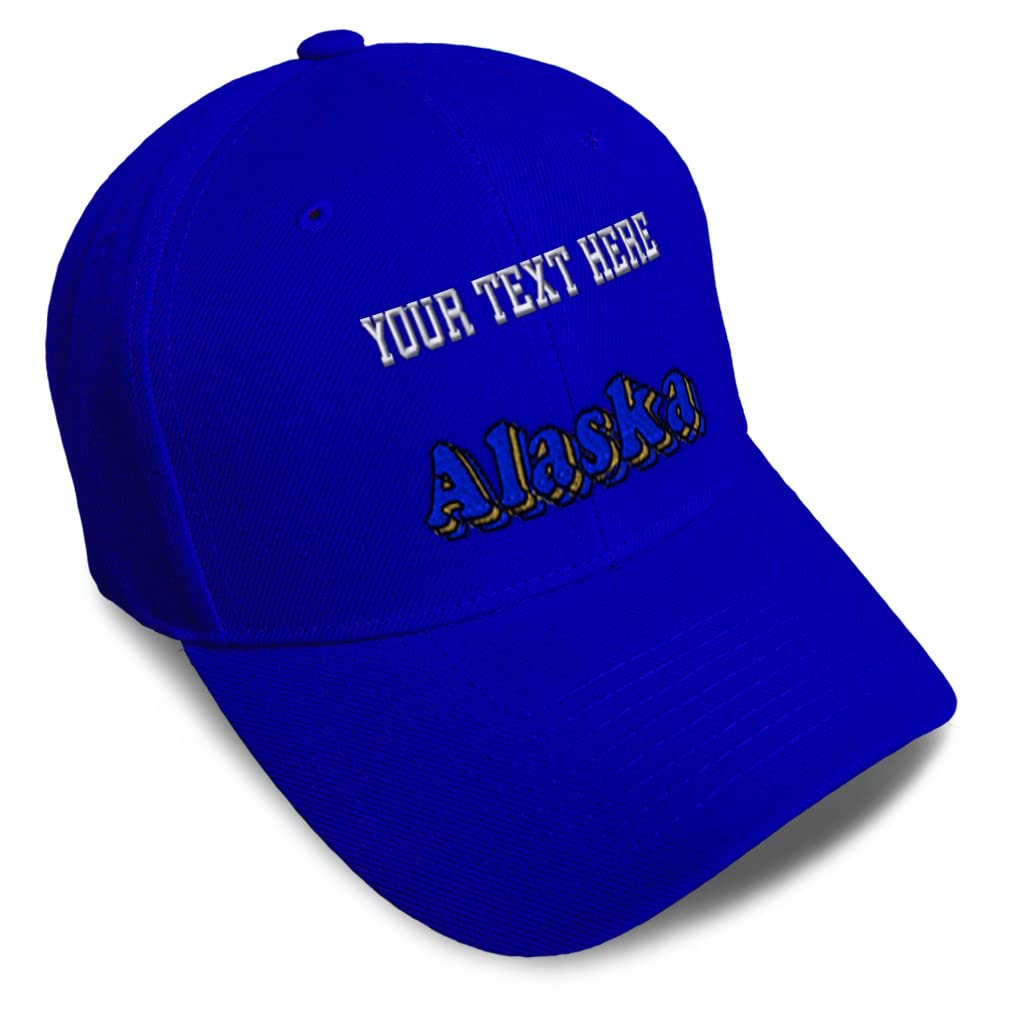 Alaska Love State Baseball Cap - Acrylic American Dad Hats for Men & Women - Perfect for Outdoor Sports, Travel & Casual Wear