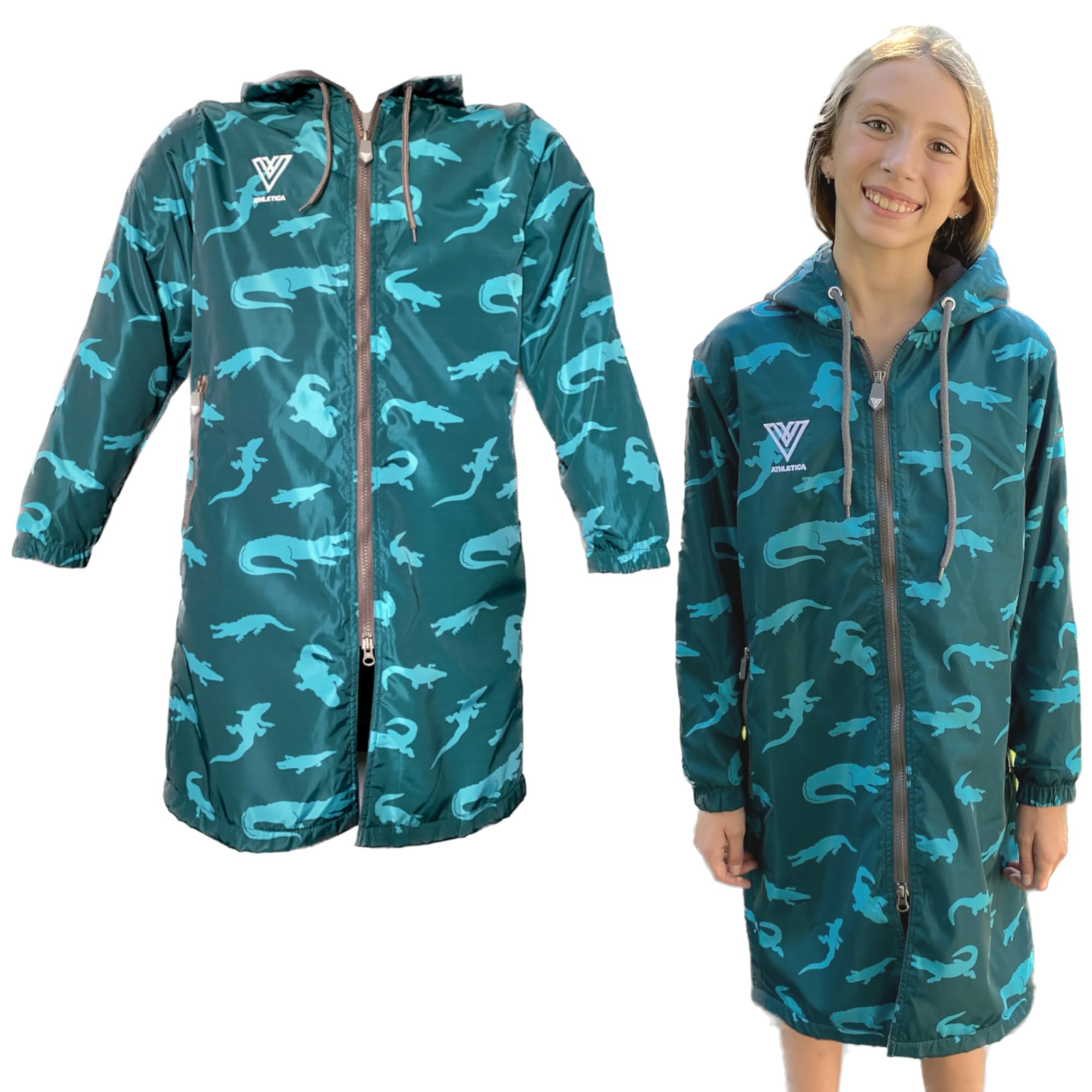 Stylish Kids Swim Parka - Waterproof & Lightweight Beach Cover-Up for Boys & Girls - Perfect for Pool, Beach & Summer Outings