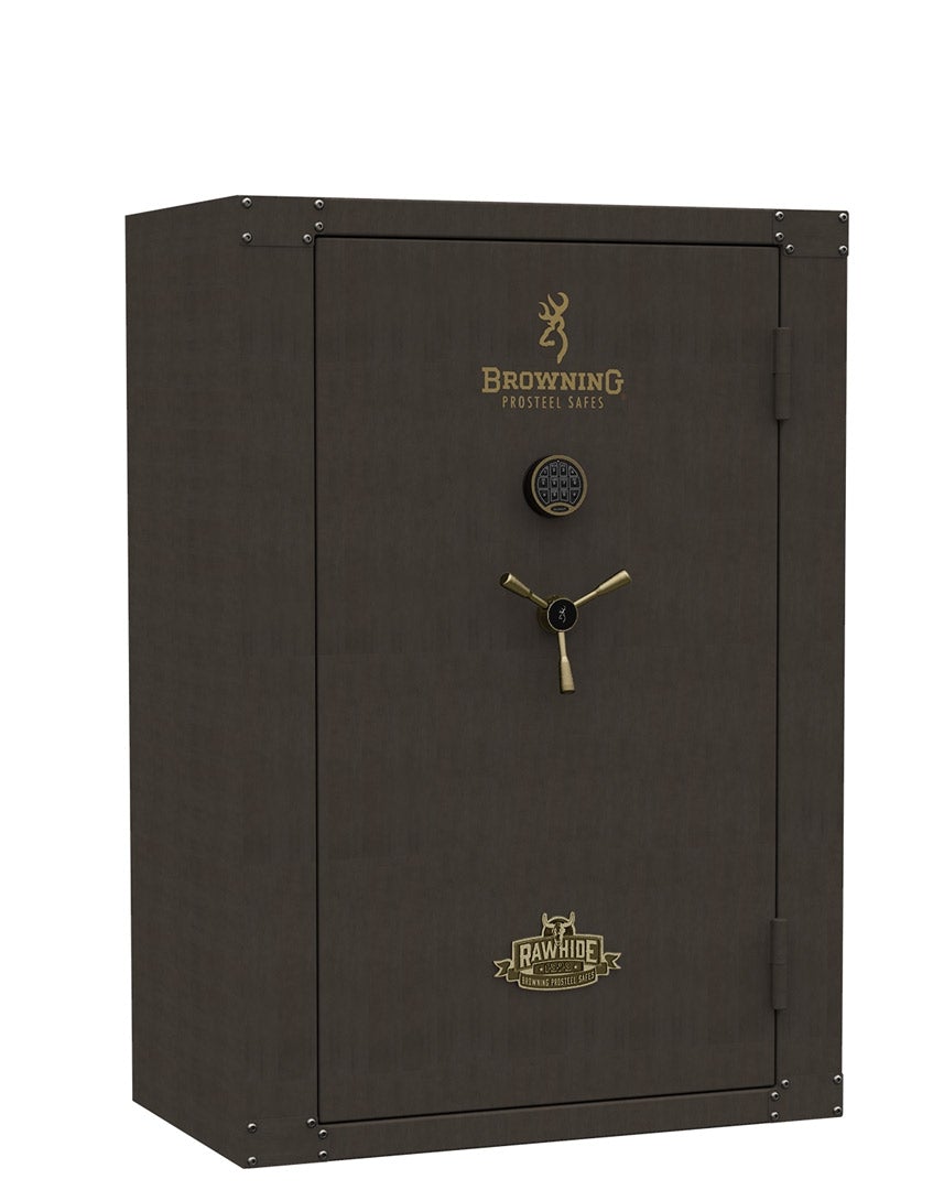 Browning RW49 Large Capacity Rawhide Gun Safe for Pistols, Rifles & Ammo - Secure Firearm Storage for Home, Office & Hunting Use