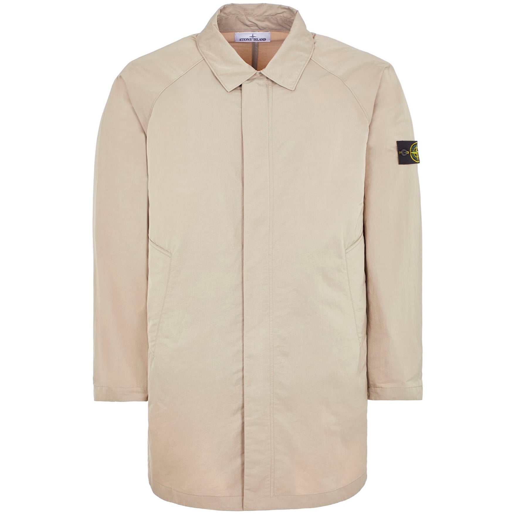 Stone Island Hyper Dense Nylon Raso Jacket - Waterproof Windbreaker for Men | Lightweight Outdoor Hiking & Urban Streetwear Fashion
