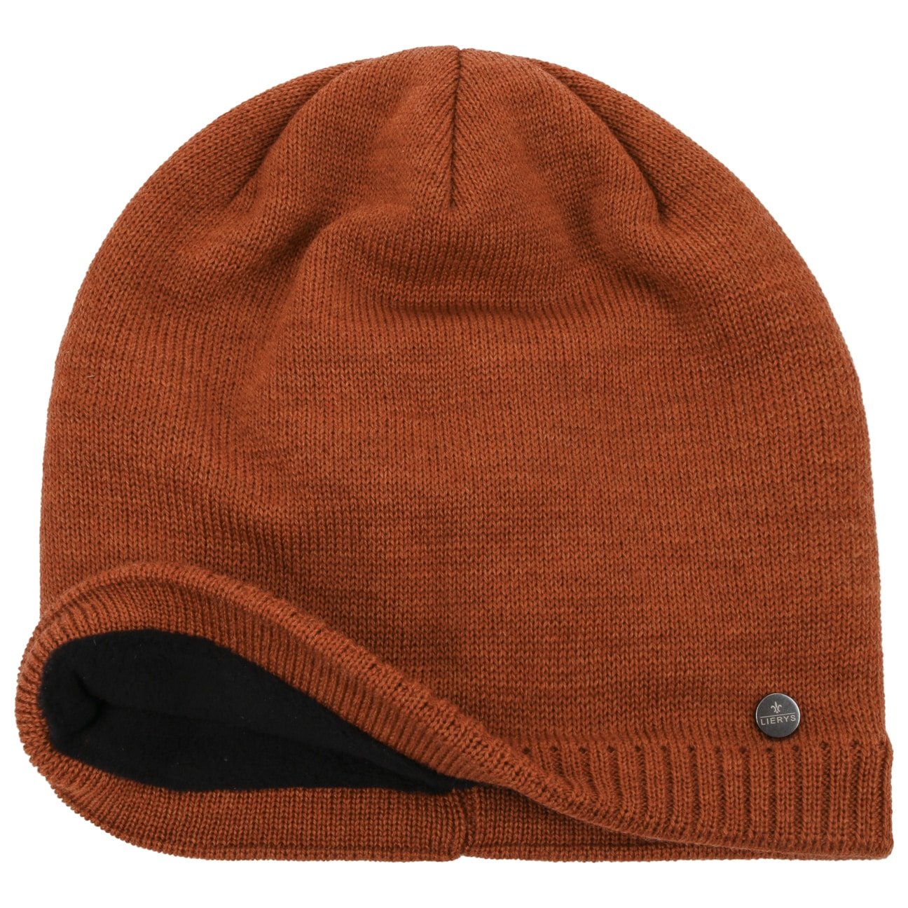 Lierys Fine Merino Classic Oversize Beanie Hat - Soft Wool Winter Hat for Men & Women - Perfect for Skiing, Hiking & Cold Weather Activities