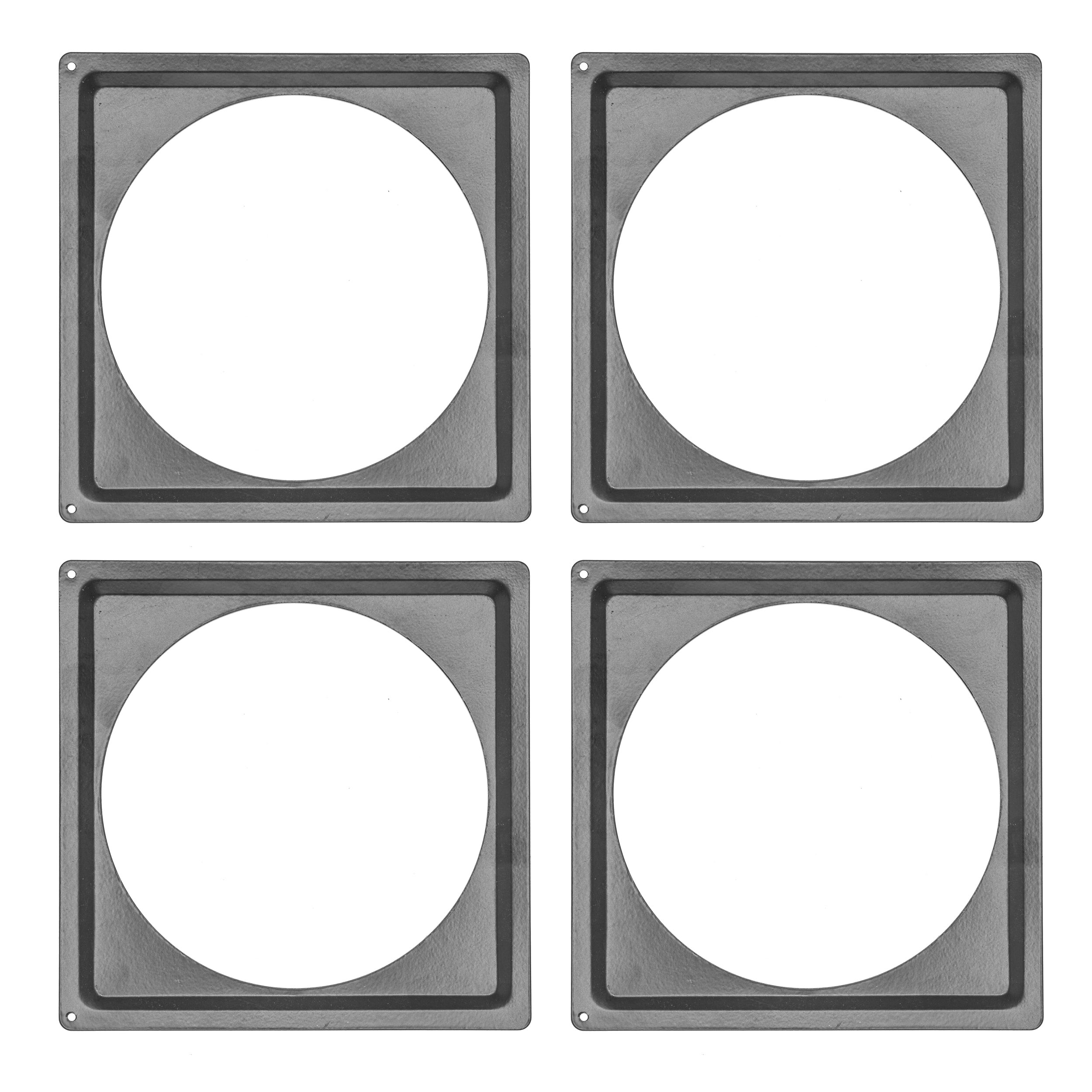 4-Pack Gel Frames for PixaPro Universal Barn Doors (17.5cm) - Perfect for Photography, Video Lighting & Studio Light Modification