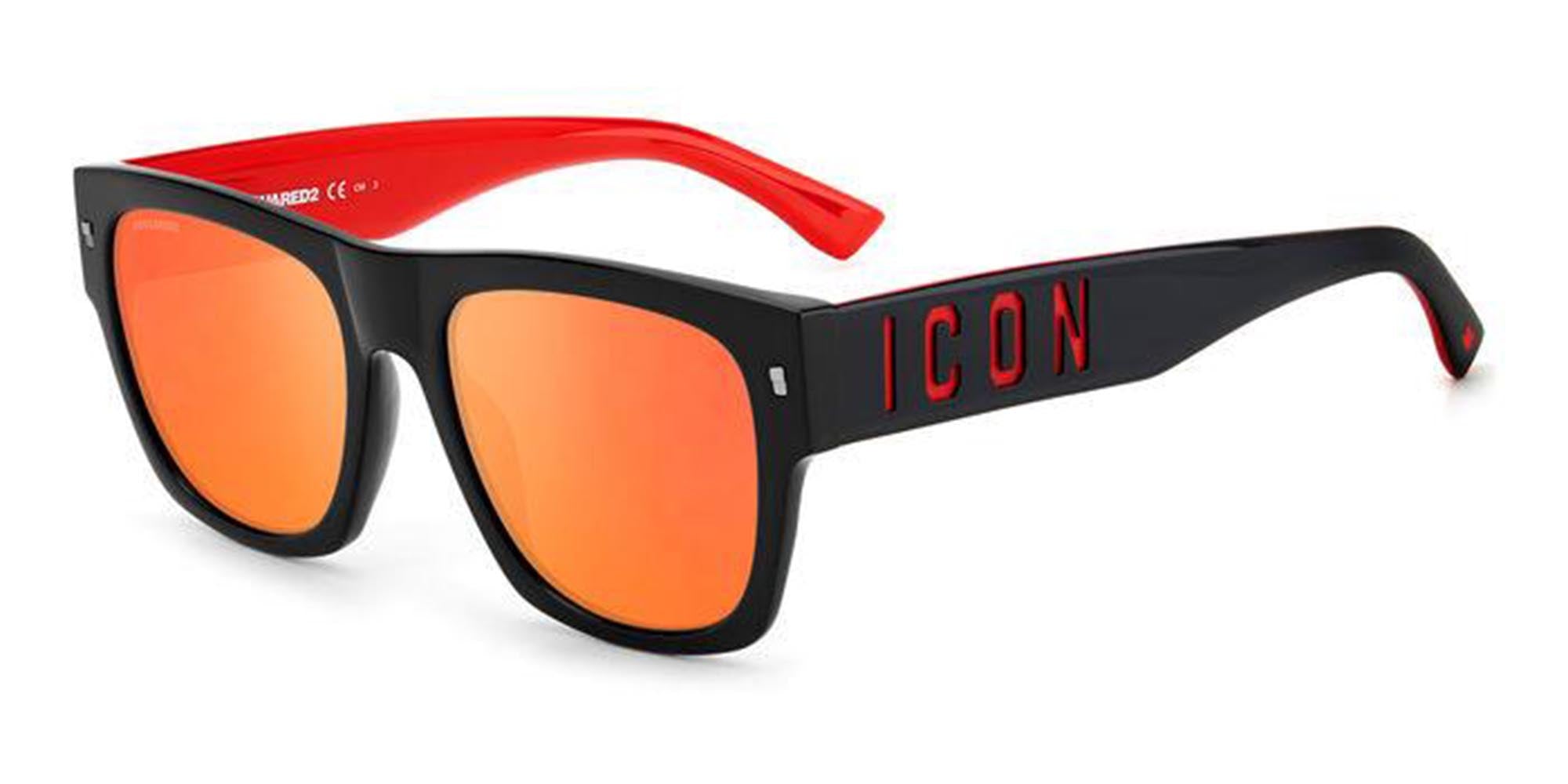 DSQUARED2 Icon 0004/S Sunglasses - Polarized UV Protection Aviator Sunglasses for Men & Women - Perfect for Driving, Beach & Outdoor Activities