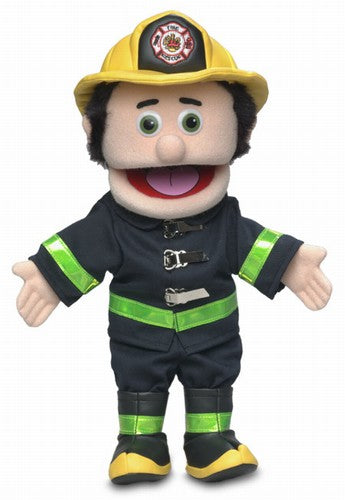 Jesse the Fireman 14-Inch Hand Puppet for Kids - Interactive Storytelling, Role Play & Educational Toy - Perfect for Preschool, Daycare & Home Playtime