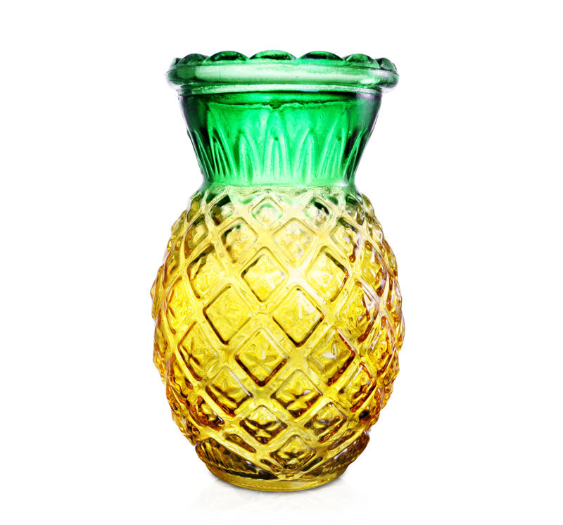 BarConic® 20 oz Pineapple Glass - Fun Tropical Drinkware for Cocktails, Smoothies & Party Beverages - Perfect for Summer BBQs, Beach Parties & Home Bars